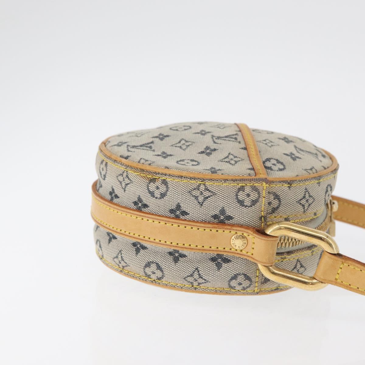 LOUIS VUITTON Monogram Mini Jeanne PM Shoulder Bag Blue M92001 LV Auth fm5343