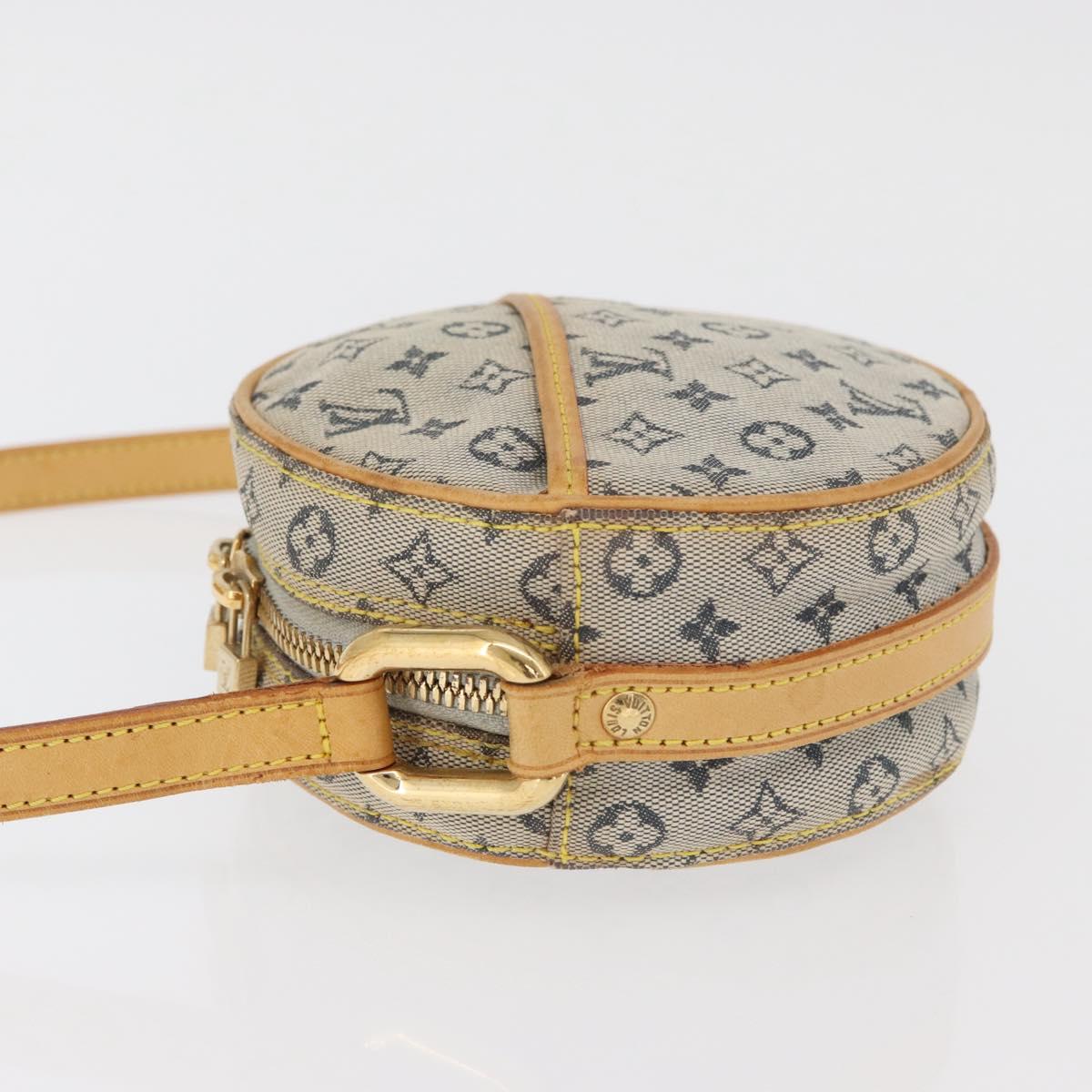 LOUIS VUITTON Monogram Mini Jeanne PM Shoulder Bag Blue M92001 LV Auth fm5343