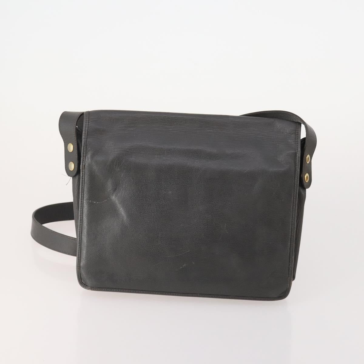 Christian Dior Honeycomb Canvas Bag Leather PVC 5 Set Black Brown Auth fm5352