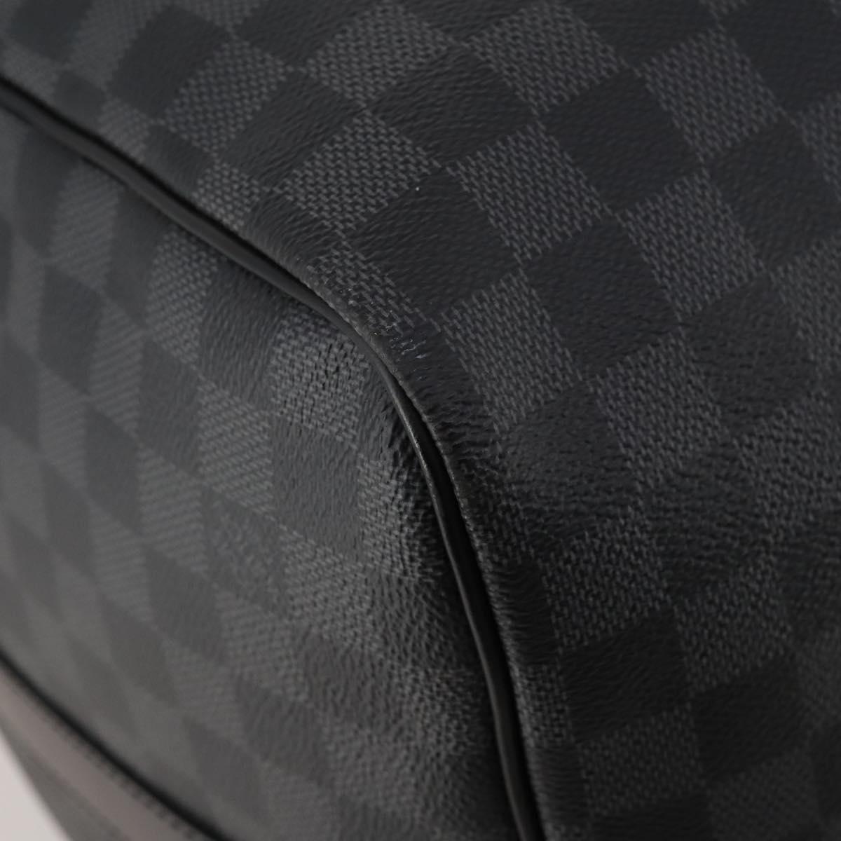LOUIS VUITTON Damier Graphite Keepall Bandouliere 55 Bag N41413 Auth fm5355SAV