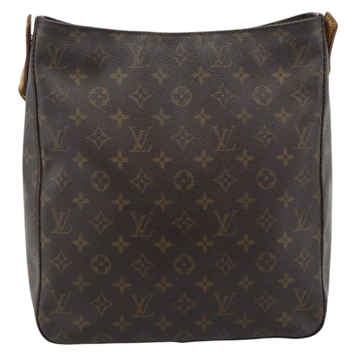 LOUIS VUITTON Monogram Looping GM Shoulder Bag M51145 LV Auth fm5365