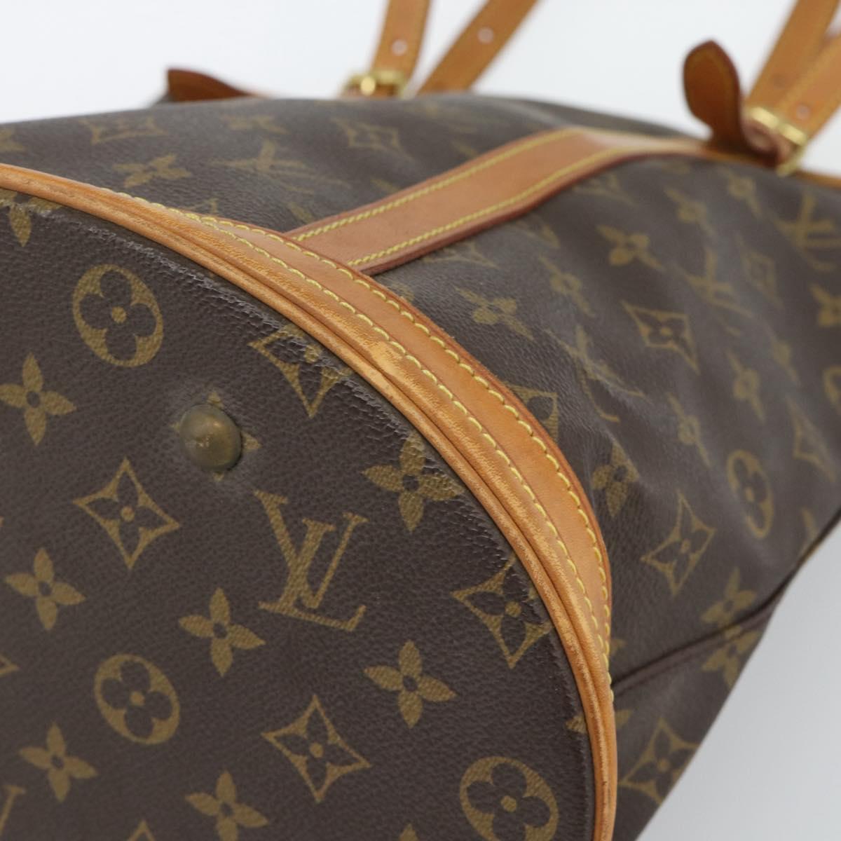 LOUIS VUITTON Monogram Bucket GM Shoulder Bag M42236 LV Auth fm5366