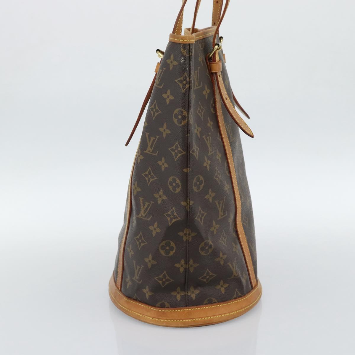 LOUIS VUITTON Monogram Bucket GM Shoulder Bag M42236 LV Auth fm5366