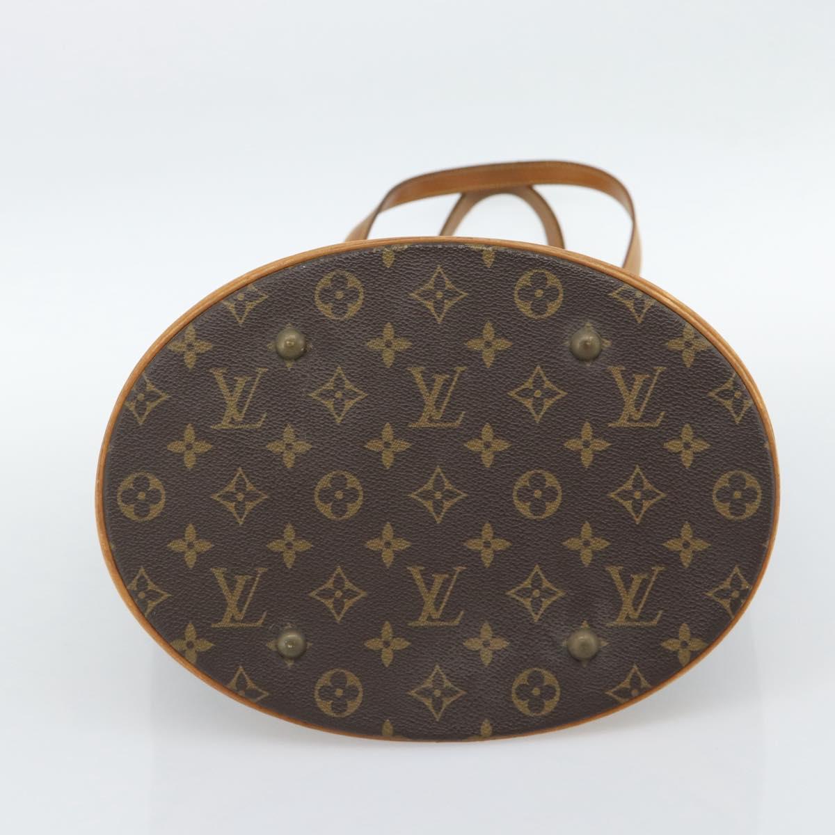 LOUIS VUITTON Monogram Bucket GM Shoulder Bag M42236 LV Auth fm5366