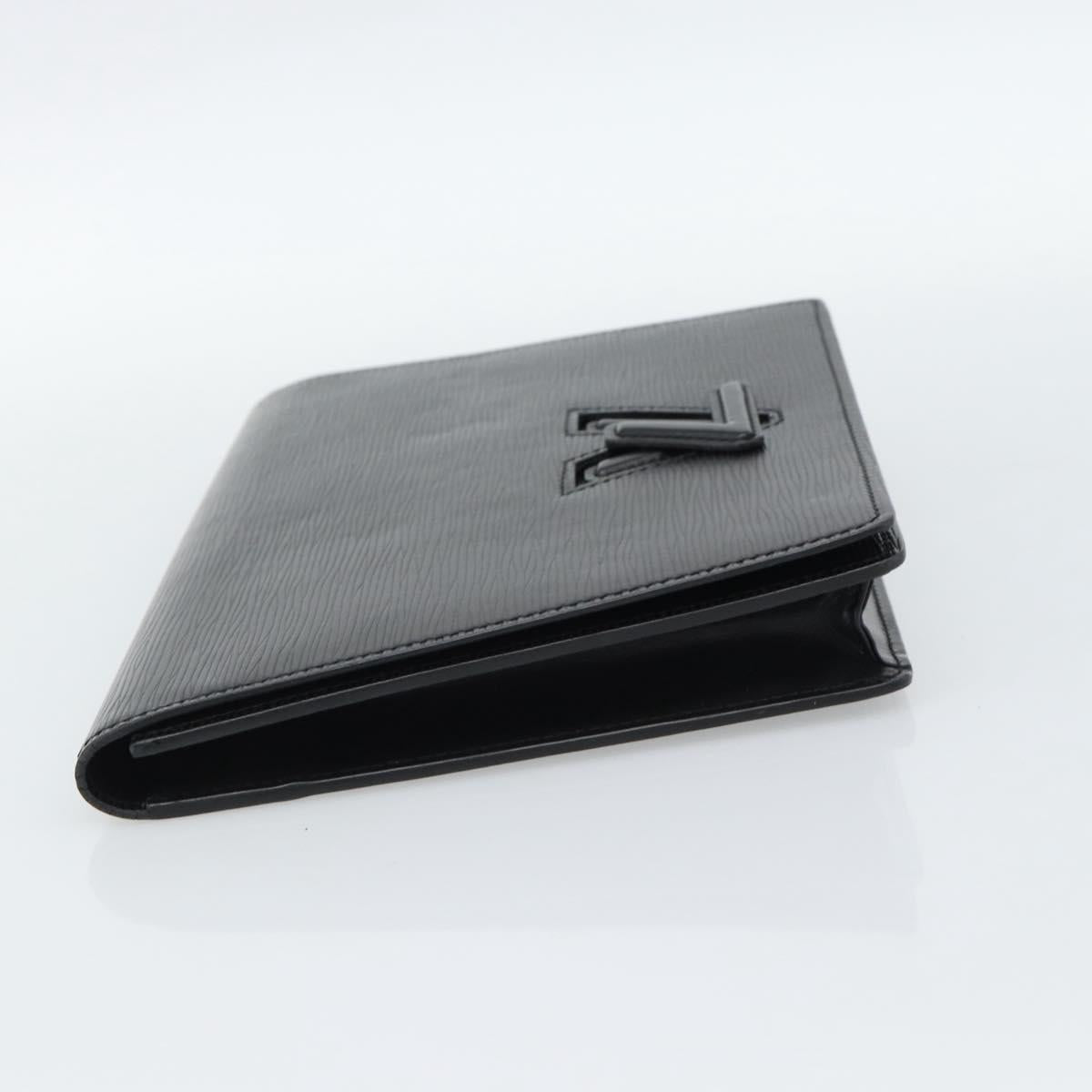 LOUIS VUITTON Epi Trapeze Clutch Bag Black M80165 LV Auth fm5369