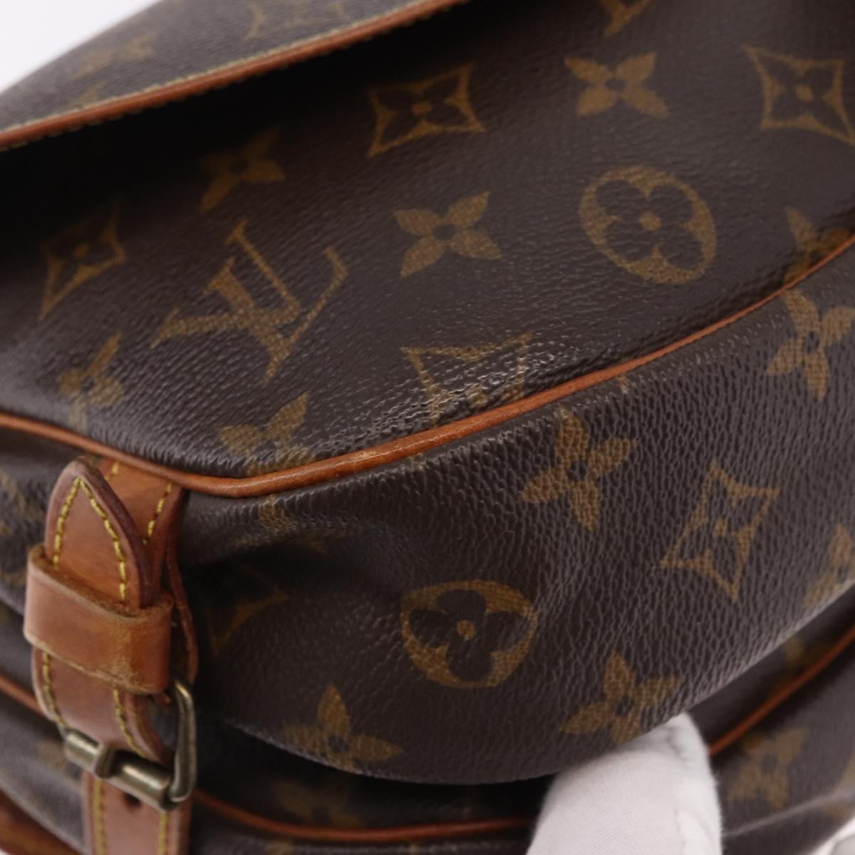 LOUIS VUITTON Monogram Saumur 30 Shoulder Bag M42256 LV Auth fm5380