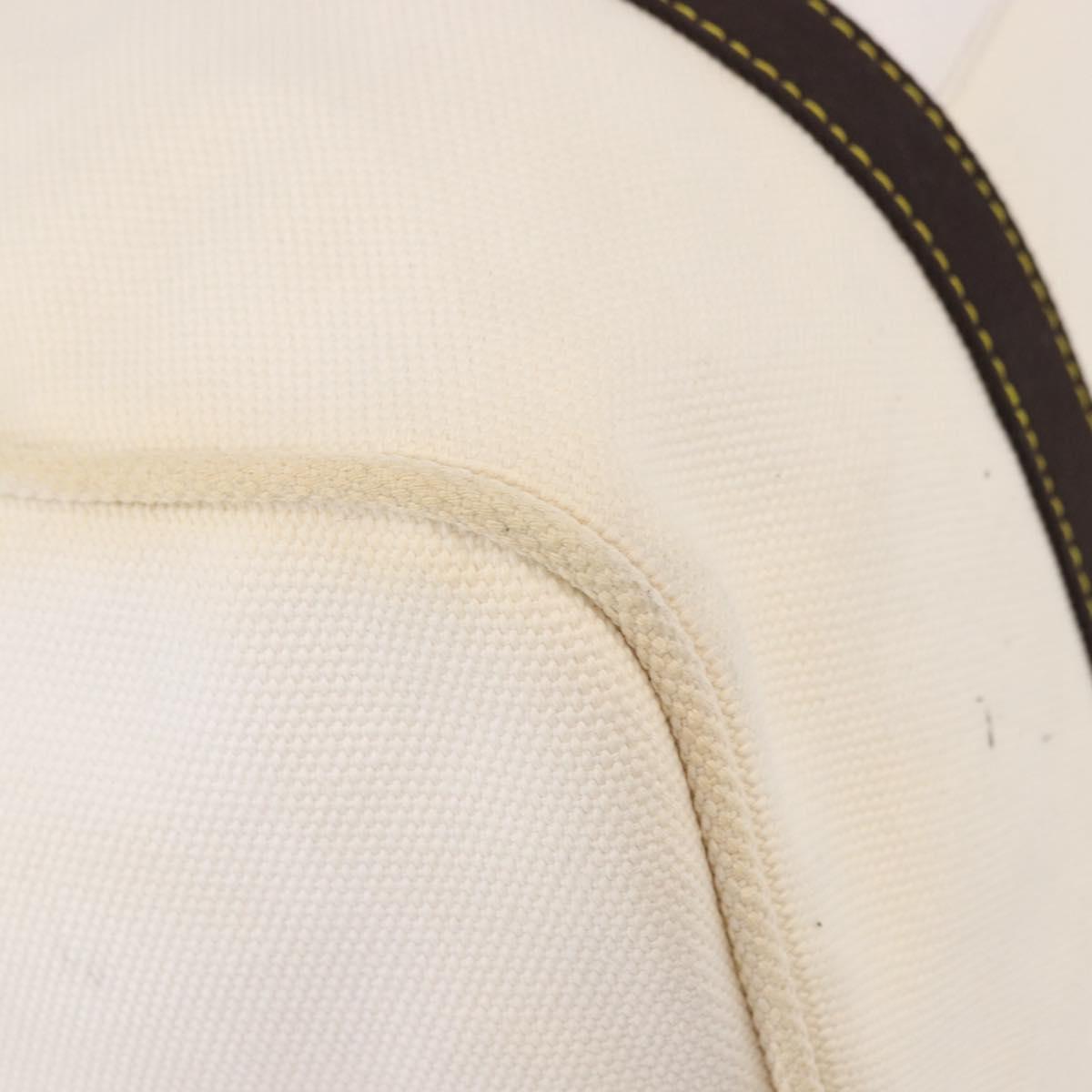 LOUIS VUITTON Antigua Suc weekend Boston Bag White M40030 LV Auth fm5381