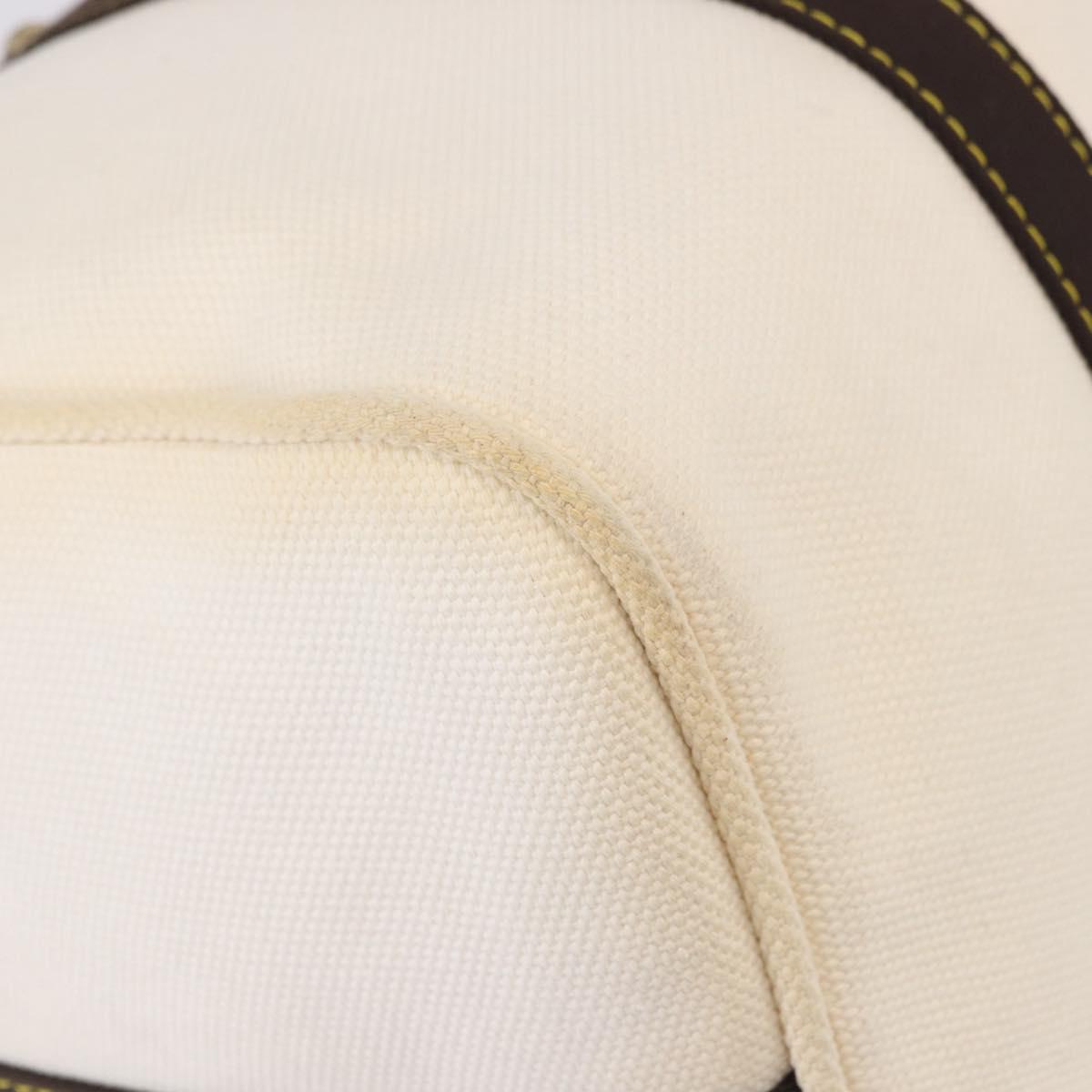 LOUIS VUITTON Antigua Suc weekend Boston Bag White M40030 LV Auth fm5381