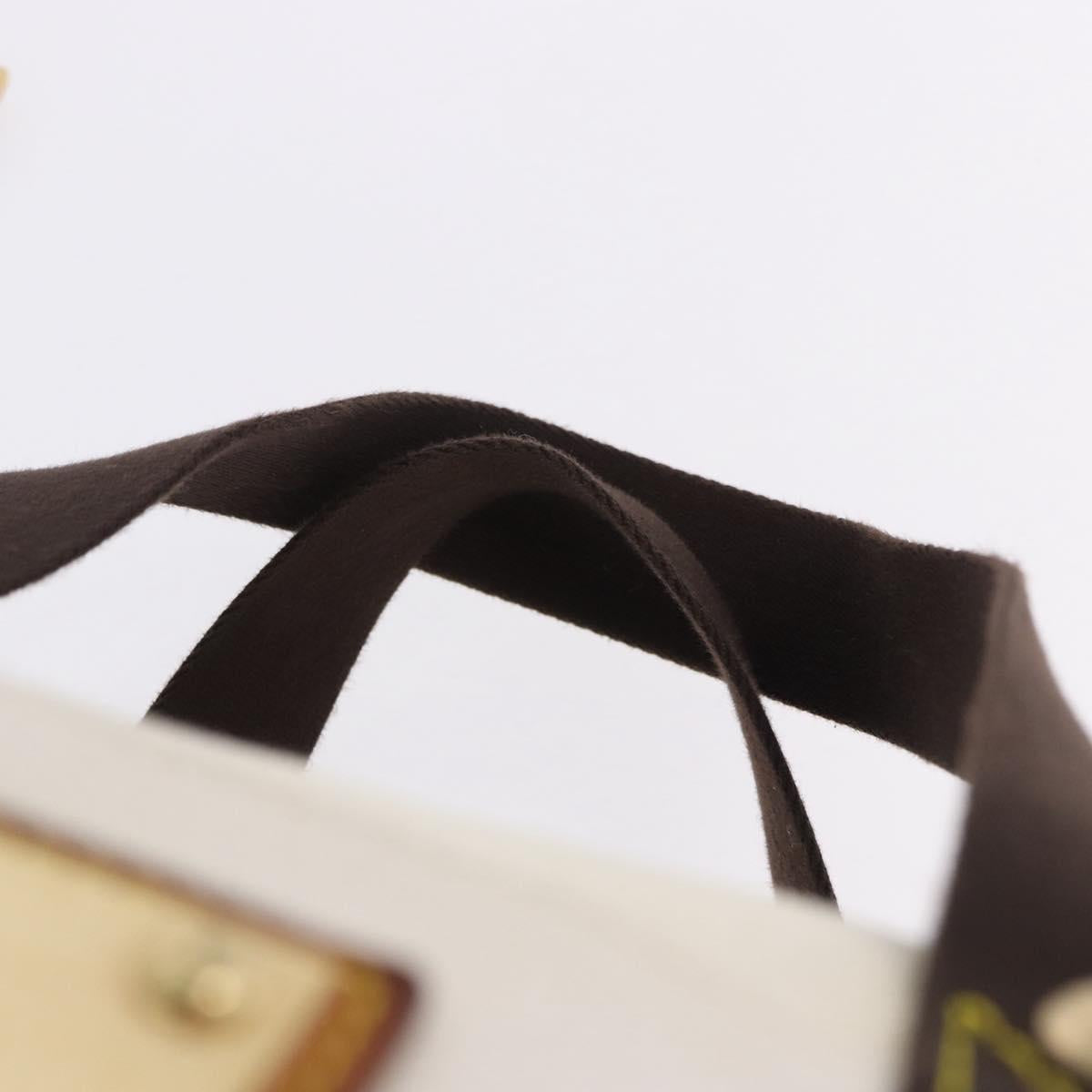 LOUIS VUITTON Antigua Suc weekend Boston Bag White M40030 LV Auth fm5381