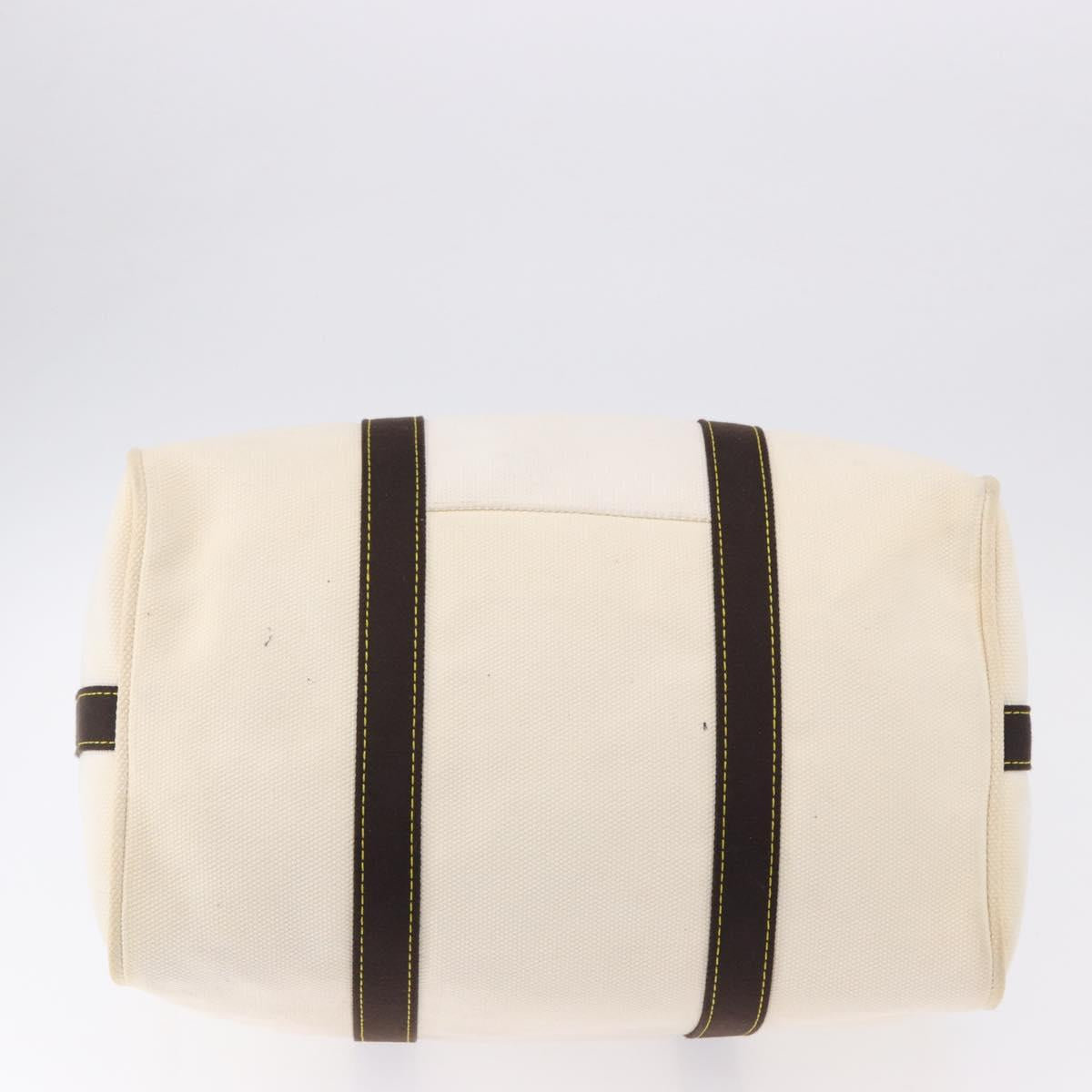 LOUIS VUITTON Antigua Suc weekend Boston Bag White M40030 LV Auth fm5381