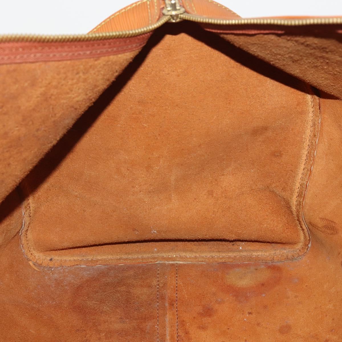 LOUIS VUITTON Epi Keepall 55 Boston Bag Brown M42958 LV Auth fm5388A