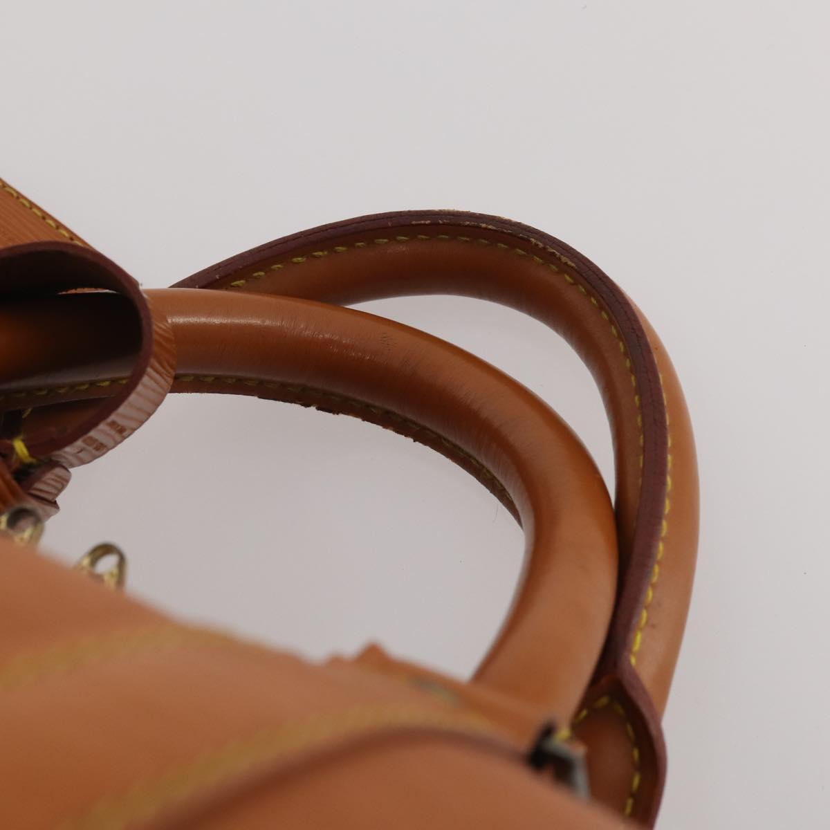 LOUIS VUITTON Epi Keepall 55 Boston Bag Brown M42958 LV Auth fm5388A