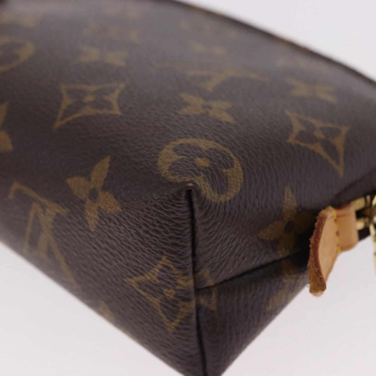 LOUIS VUITTON Monogram Pochette Cosmetic PM Pouch M43998 LV Auth fm5393
