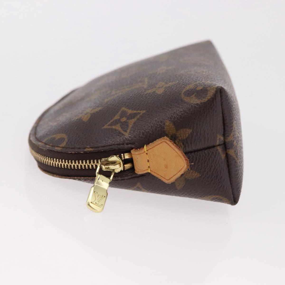 LOUIS VUITTON Monogram Pochette Cosmetic PM Pouch M43998 LV Auth fm5393