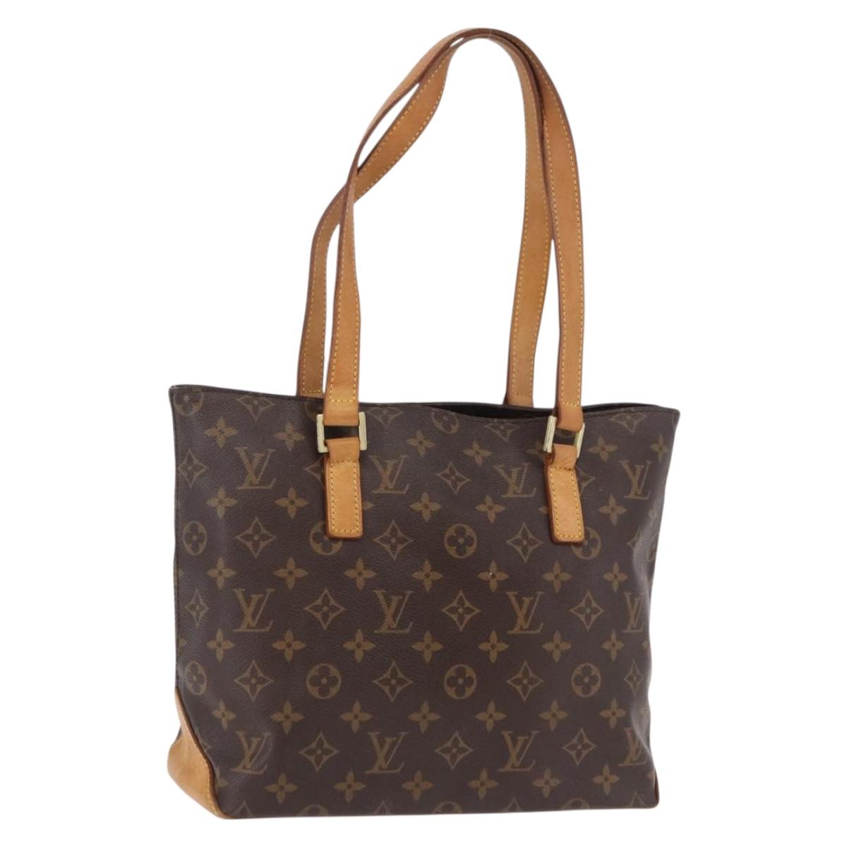 LOUIS VUITTON Monogram Cabas Piano Tote Bag M51148 LV Auth fm5401A