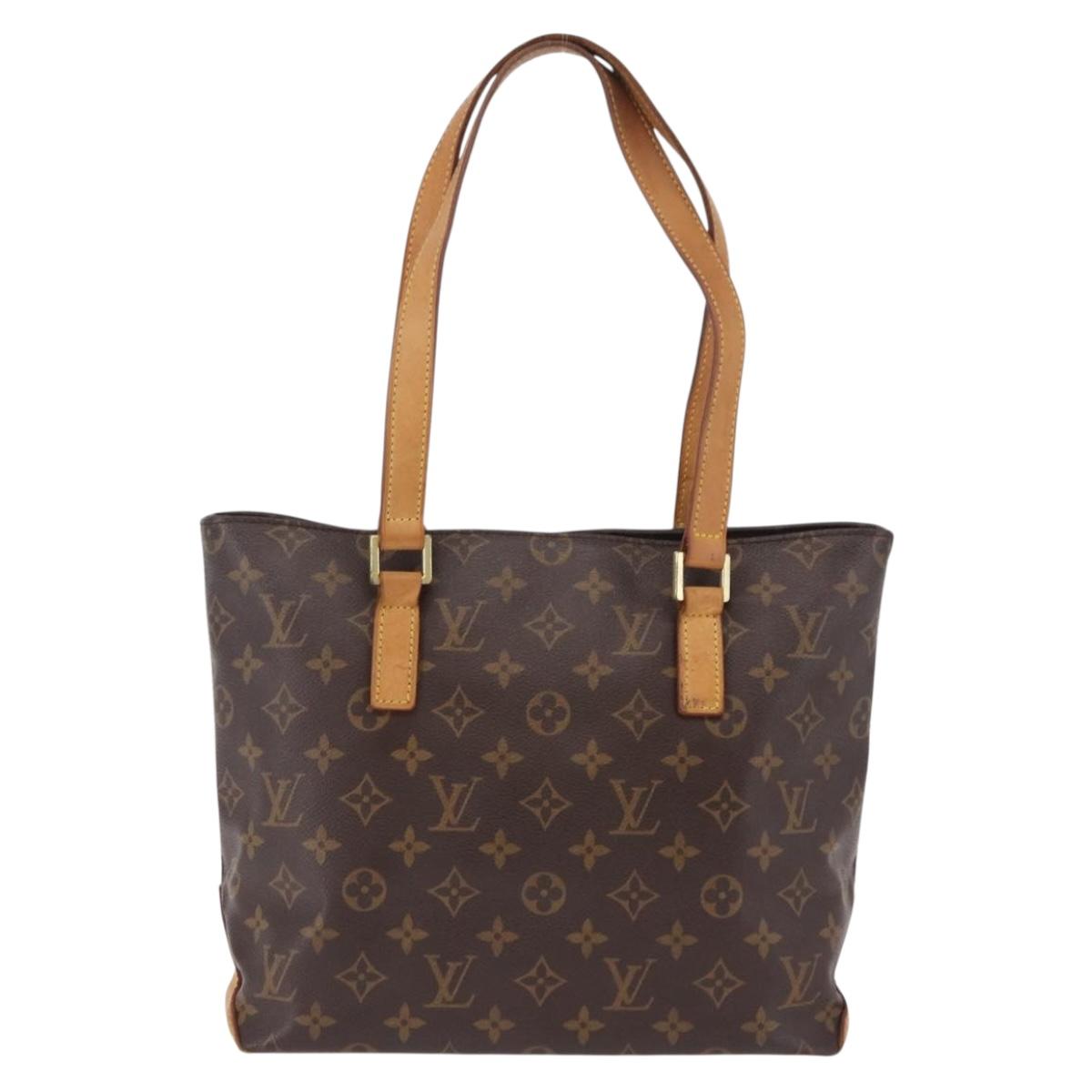 LOUIS VUITTON Monogram Cabas Piano Tote Bag M51148 LV Auth fm5401A