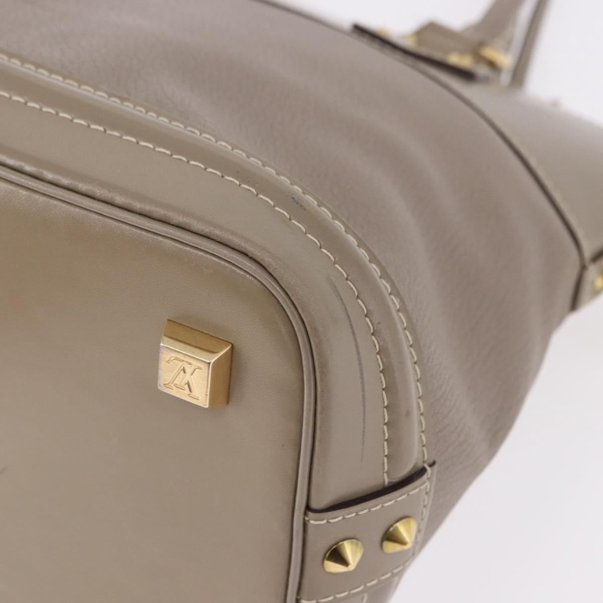 LOUIS VUITTON Suhari Lockit PM Hand Bag Gray M91790 LV Auth fm5402A