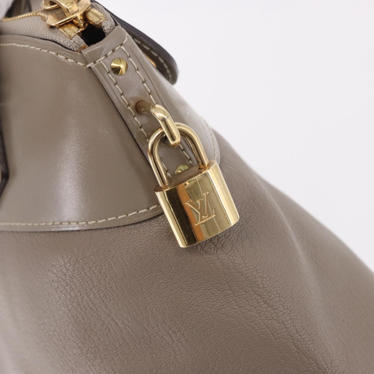 LOUIS VUITTON Suhari Lockit PM Hand Bag Gray M91790 LV Auth fm5402A