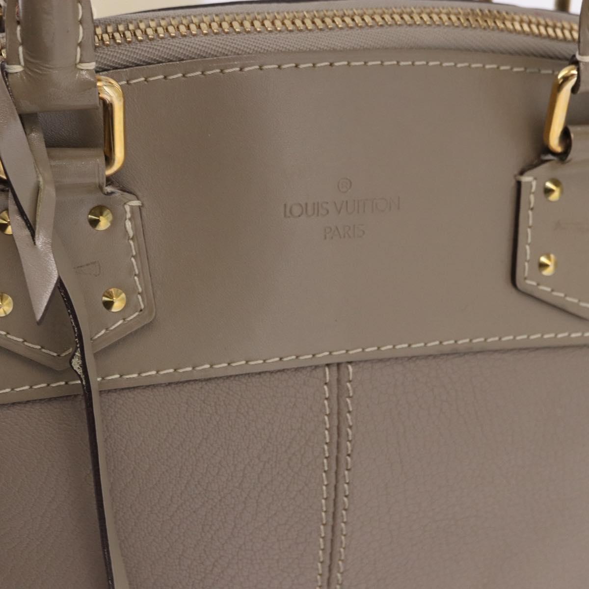LOUIS VUITTON Suhari Lockit PM Hand Bag Gray M91790 LV Auth fm5402A