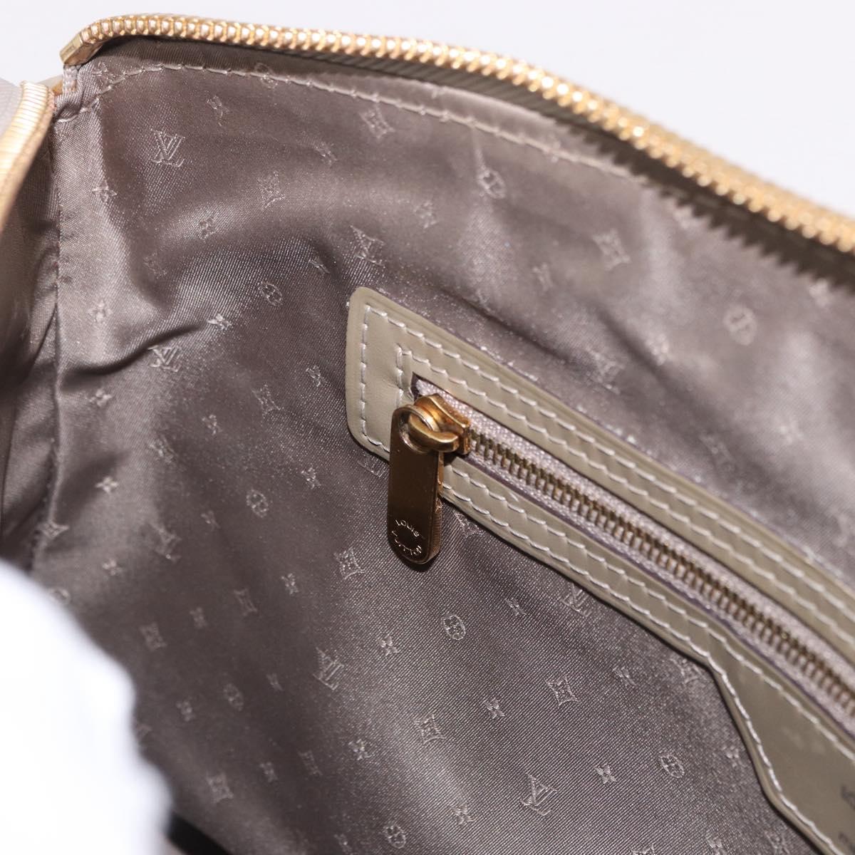 LOUIS VUITTON Suhari Lockit PM Hand Bag Gray M91790 LV Auth fm5402A