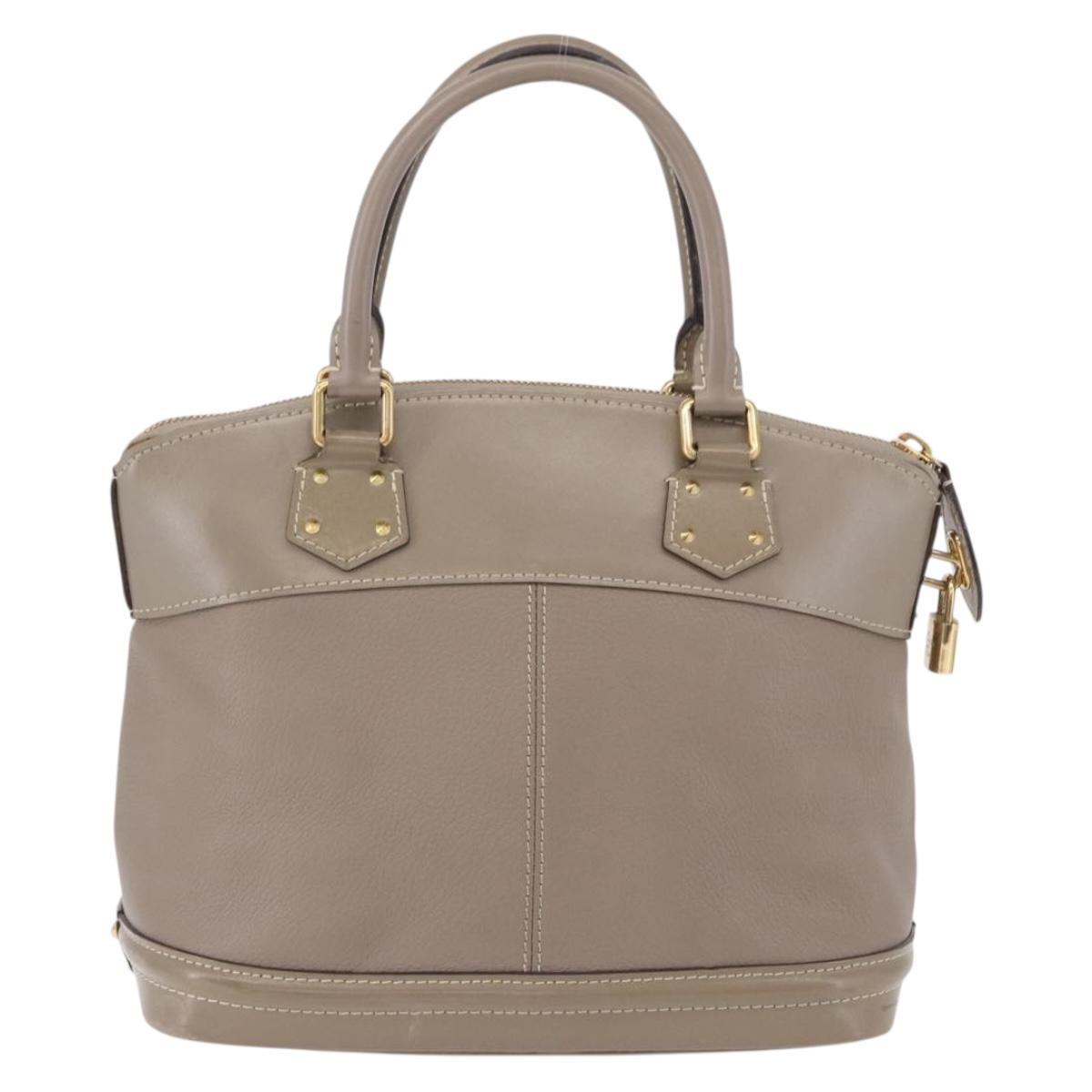 LOUIS VUITTON Suhari Lockit PM Hand Bag Gray M91790 LV Auth fm5402A