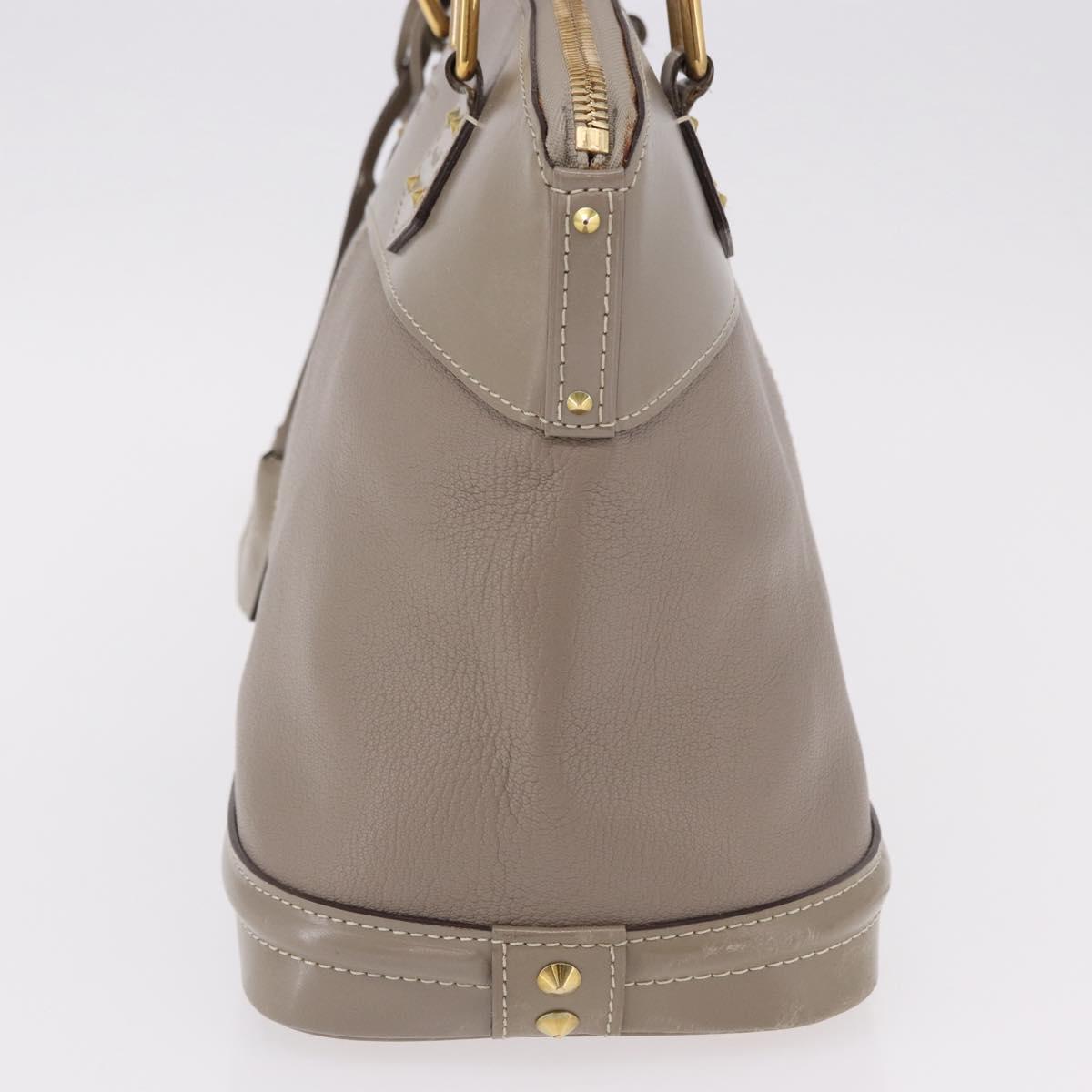 LOUIS VUITTON Suhari Lockit PM Hand Bag Gray M91790 LV Auth fm5402A