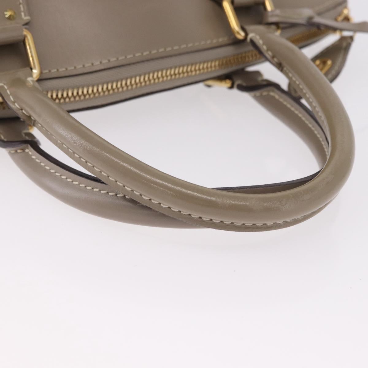 LOUIS VUITTON Suhari Lockit PM Hand Bag Gray M91790 LV Auth fm5402A