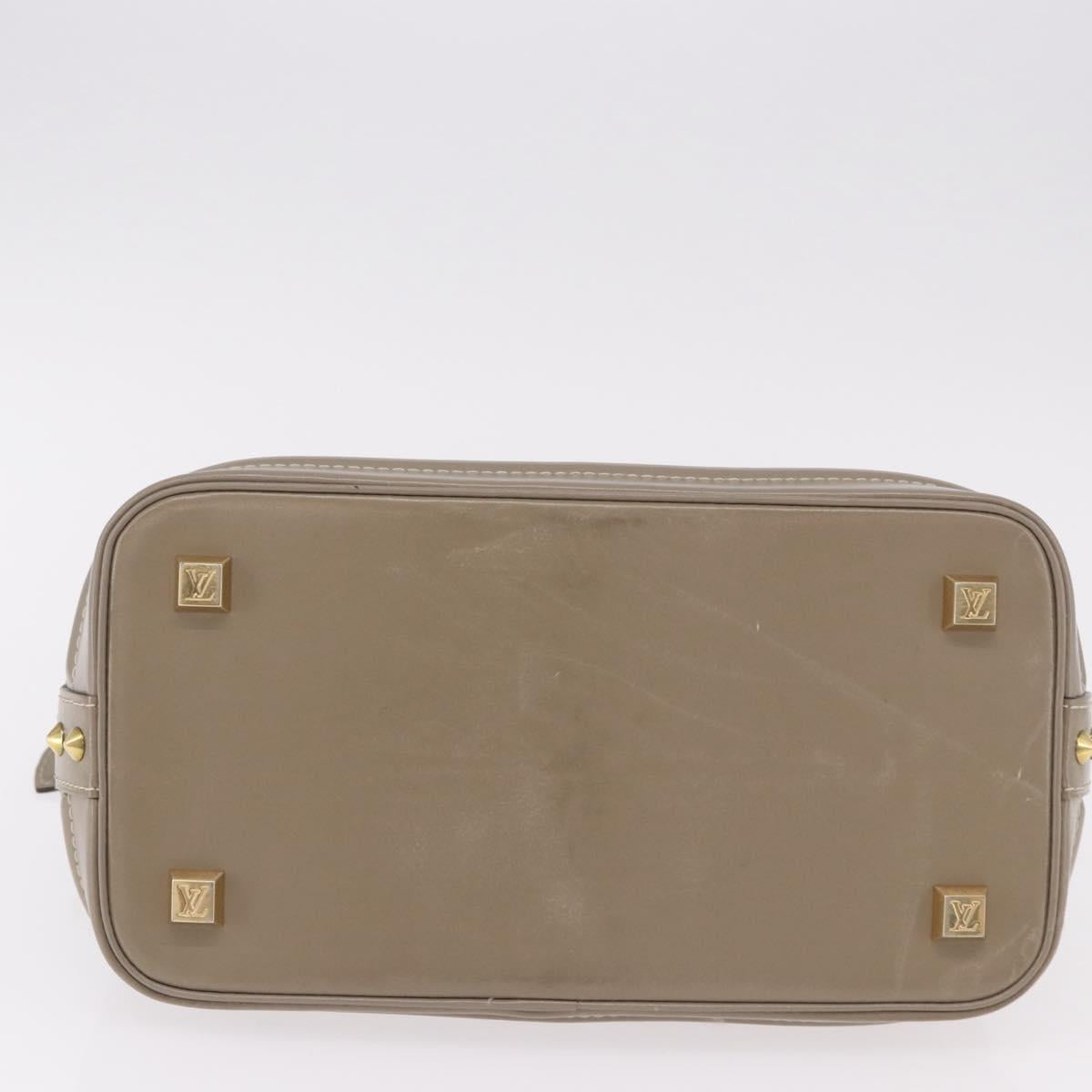 LOUIS VUITTON Suhari Lockit PM Hand Bag Gray M91790 LV Auth fm5402A