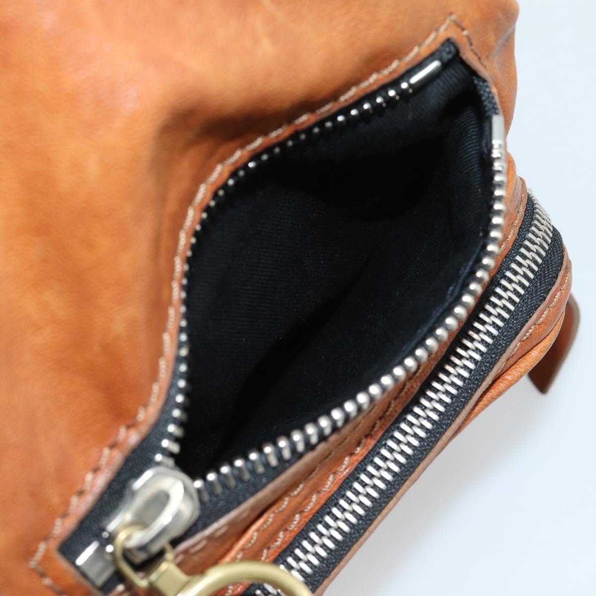 Chloe Betty Shoulder Bag Leather Brown Gold Silver Auth fm5404A