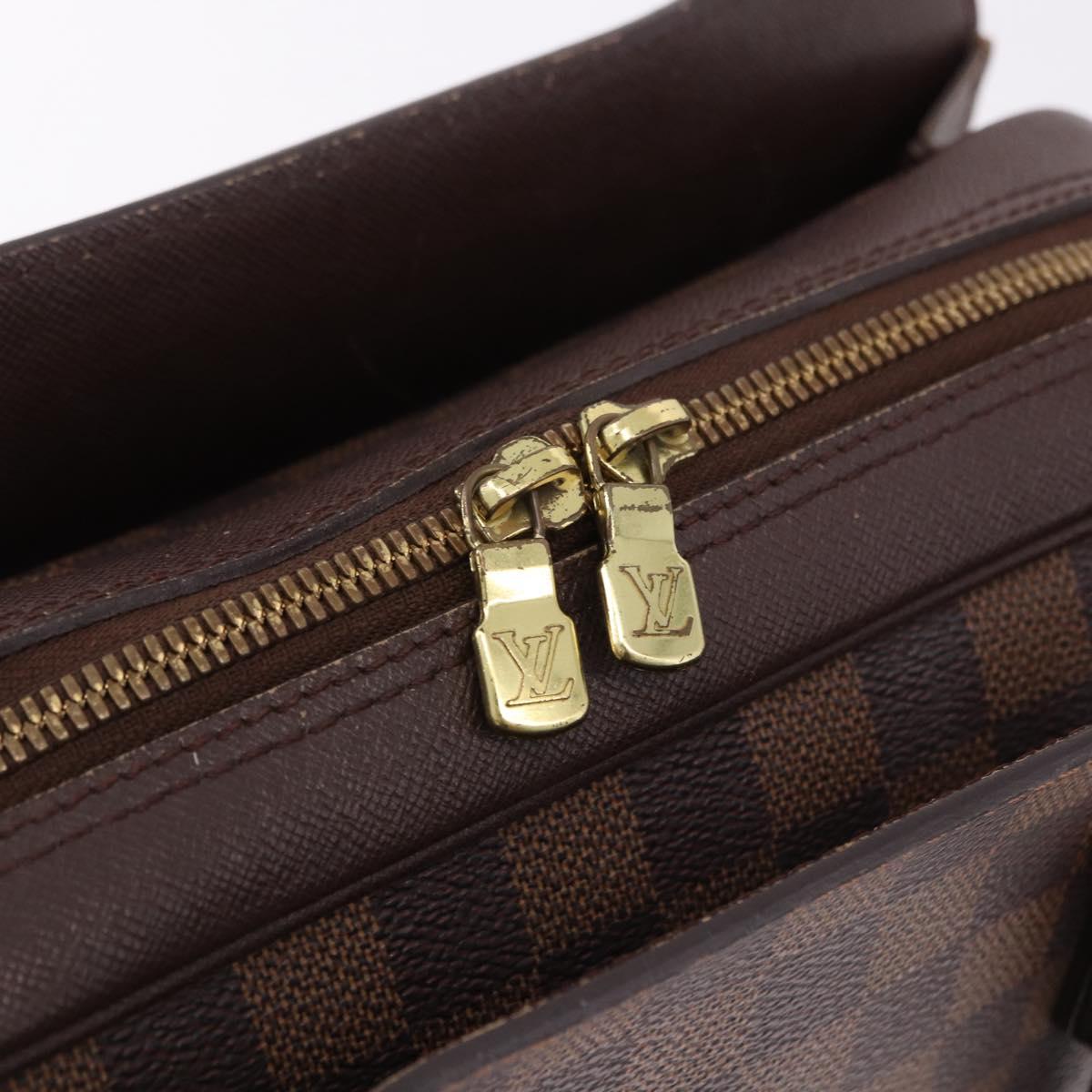 LOUIS VUITTON Damier Ebene Triana Hand Bag N51155 LV Auth fm5408