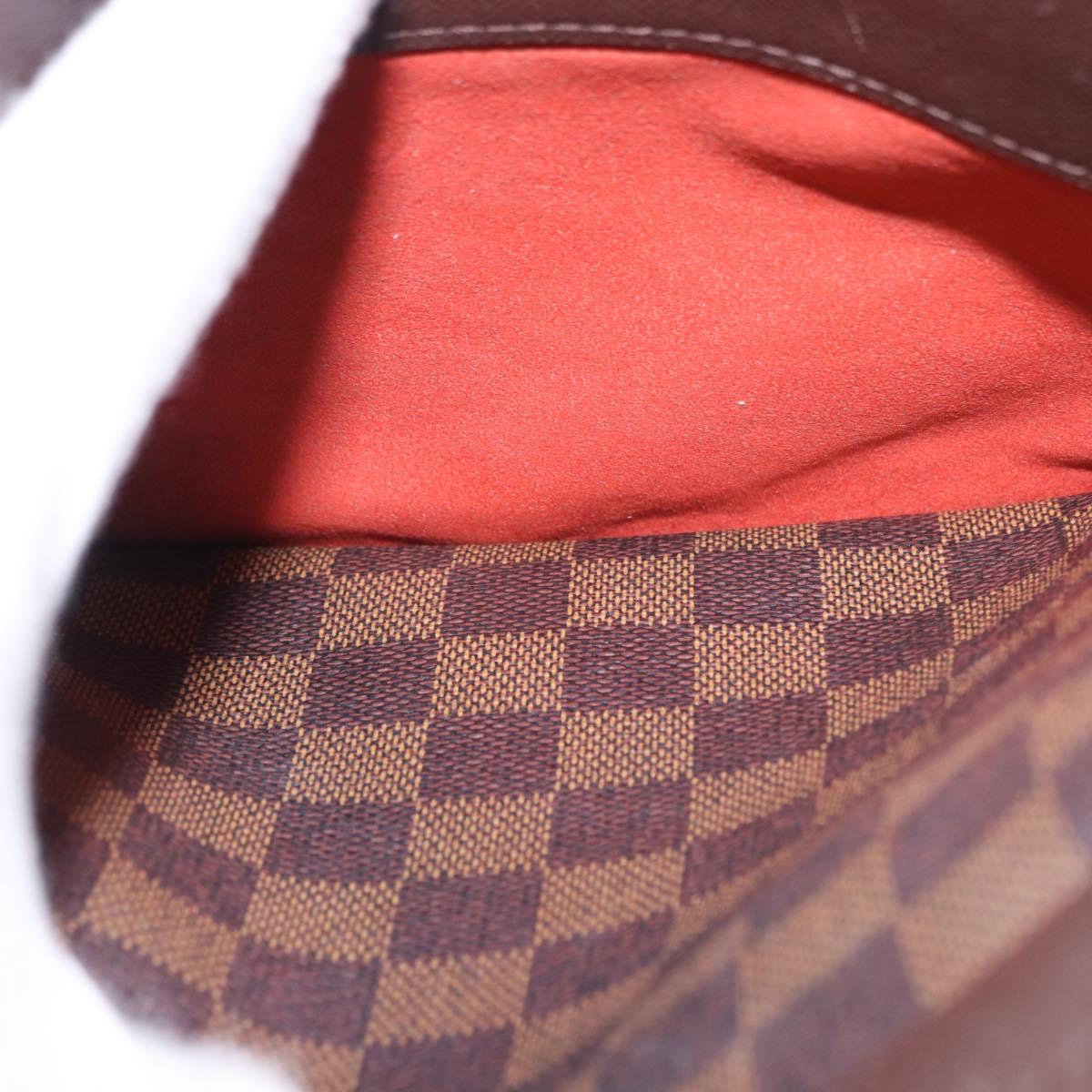 LOUIS VUITTON Damier Ebene Triana Hand Bag N51155 LV Auth fm5408