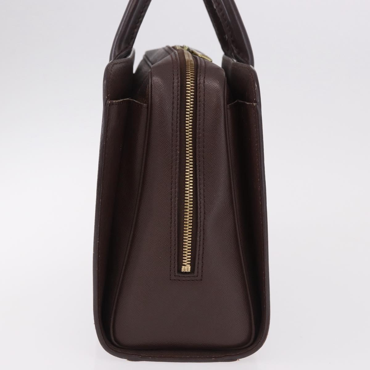 LOUIS VUITTON Damier Ebene Triana Hand Bag N51155 LV Auth fm5408