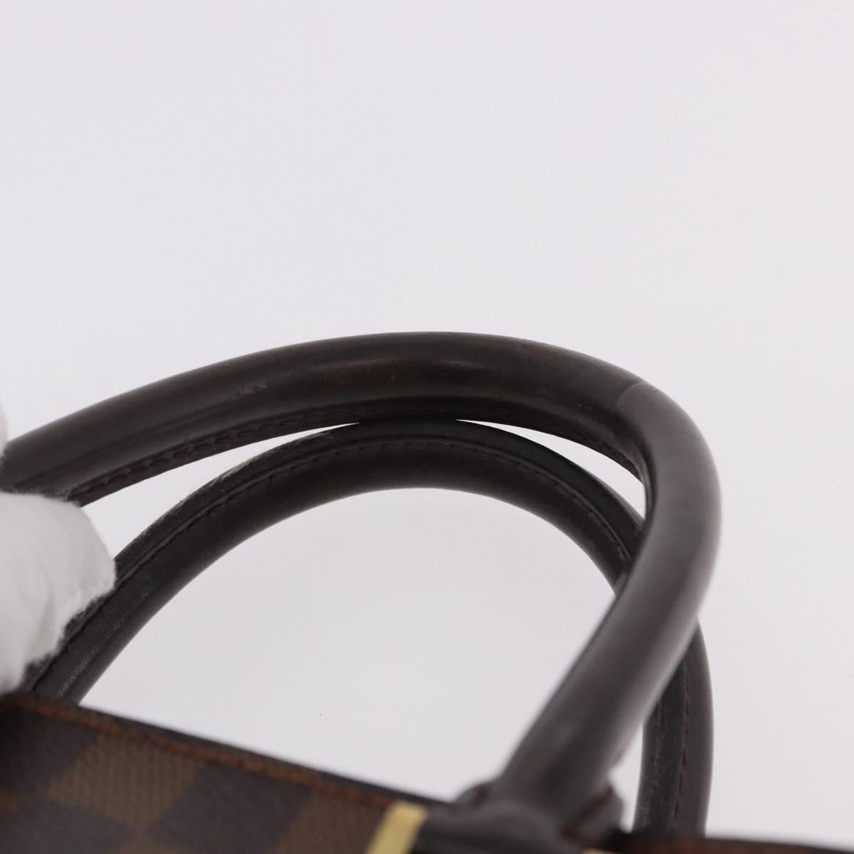 LOUIS VUITTON Damier Ebene Triana Hand Bag N51155 LV Auth fm5408