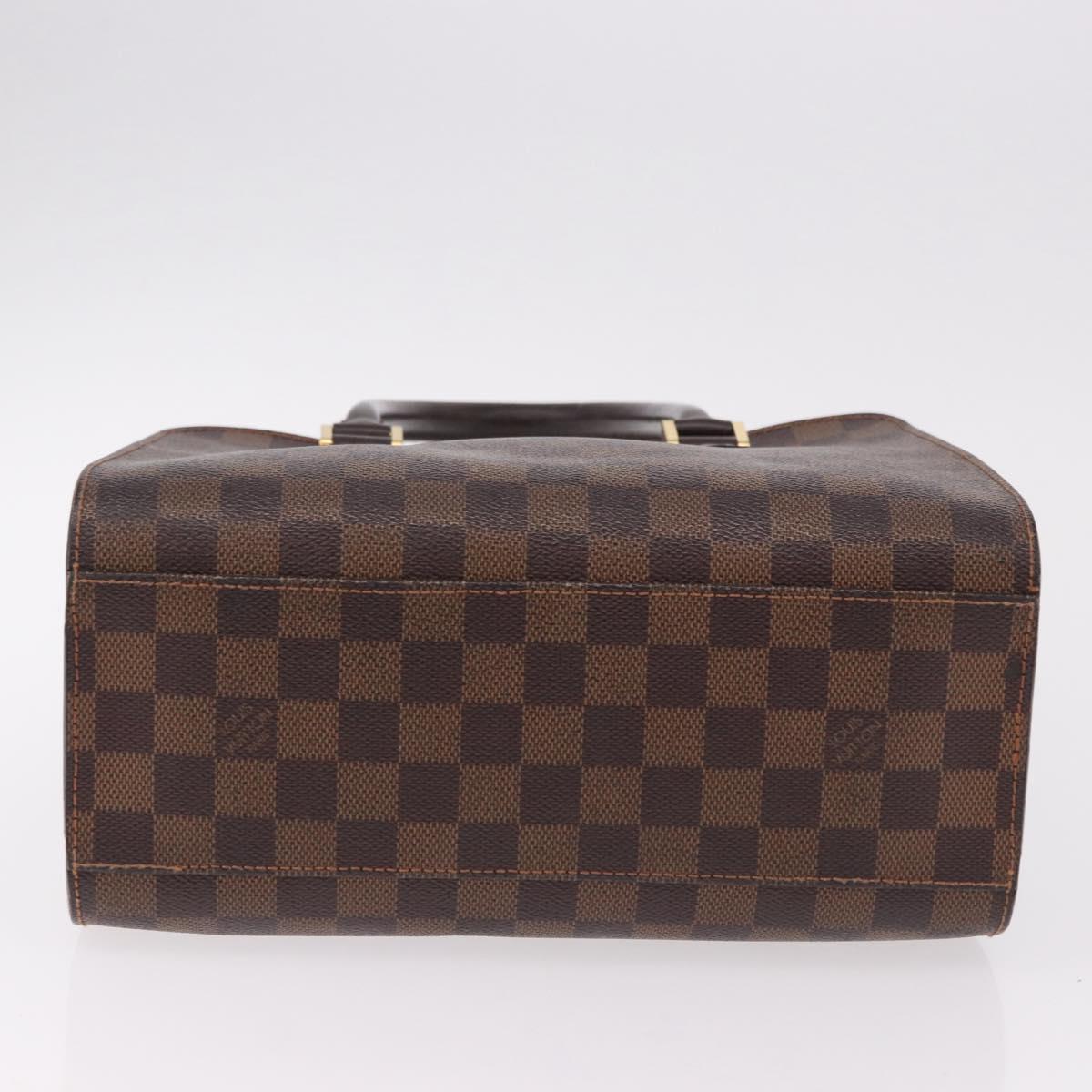 LOUIS VUITTON Damier Ebene Triana Hand Bag N51155 LV Auth fm5408