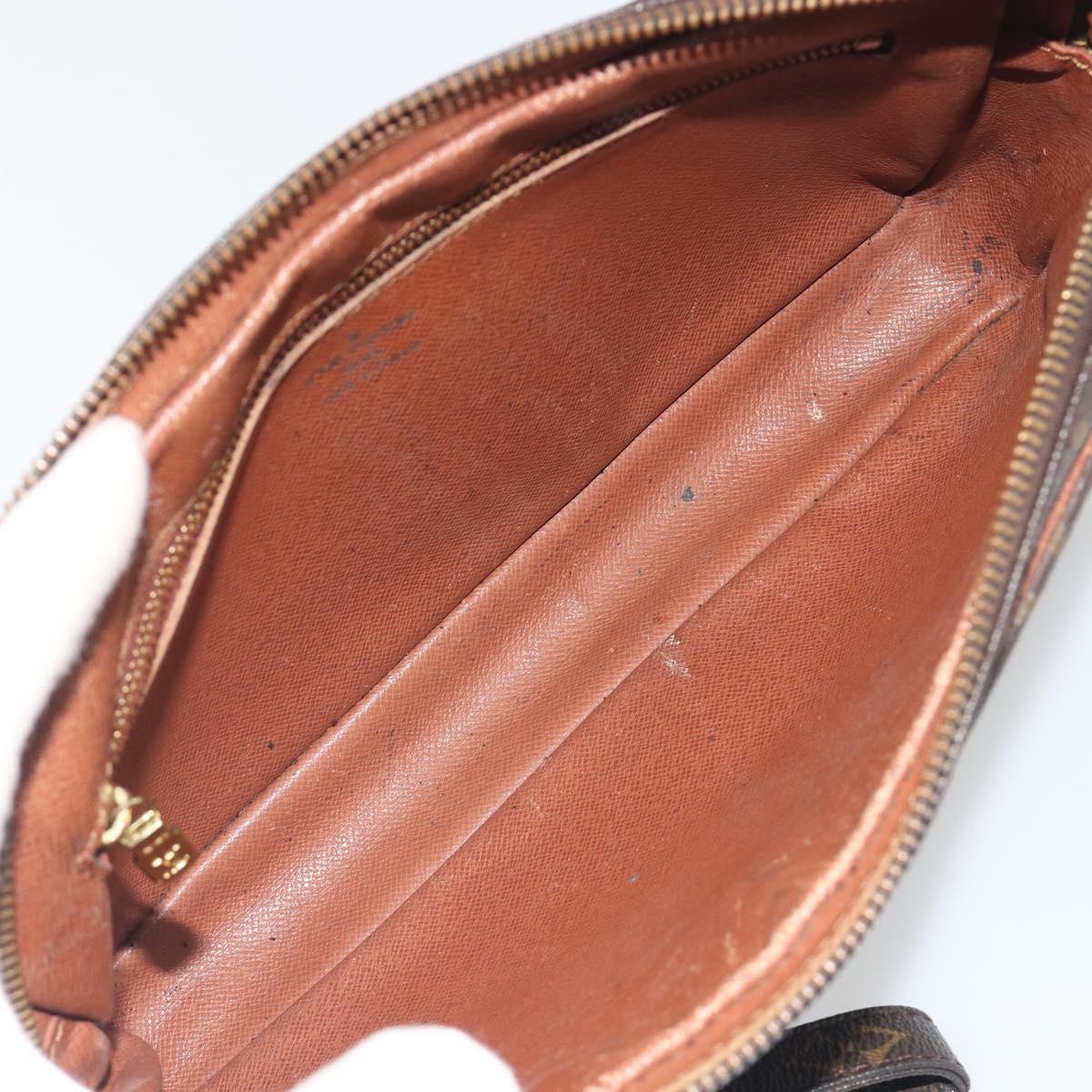LOUIS VUITTON Monogram Marly Dragonne GM Clutch Bag 2 Set M51825 LV Auth fm5417