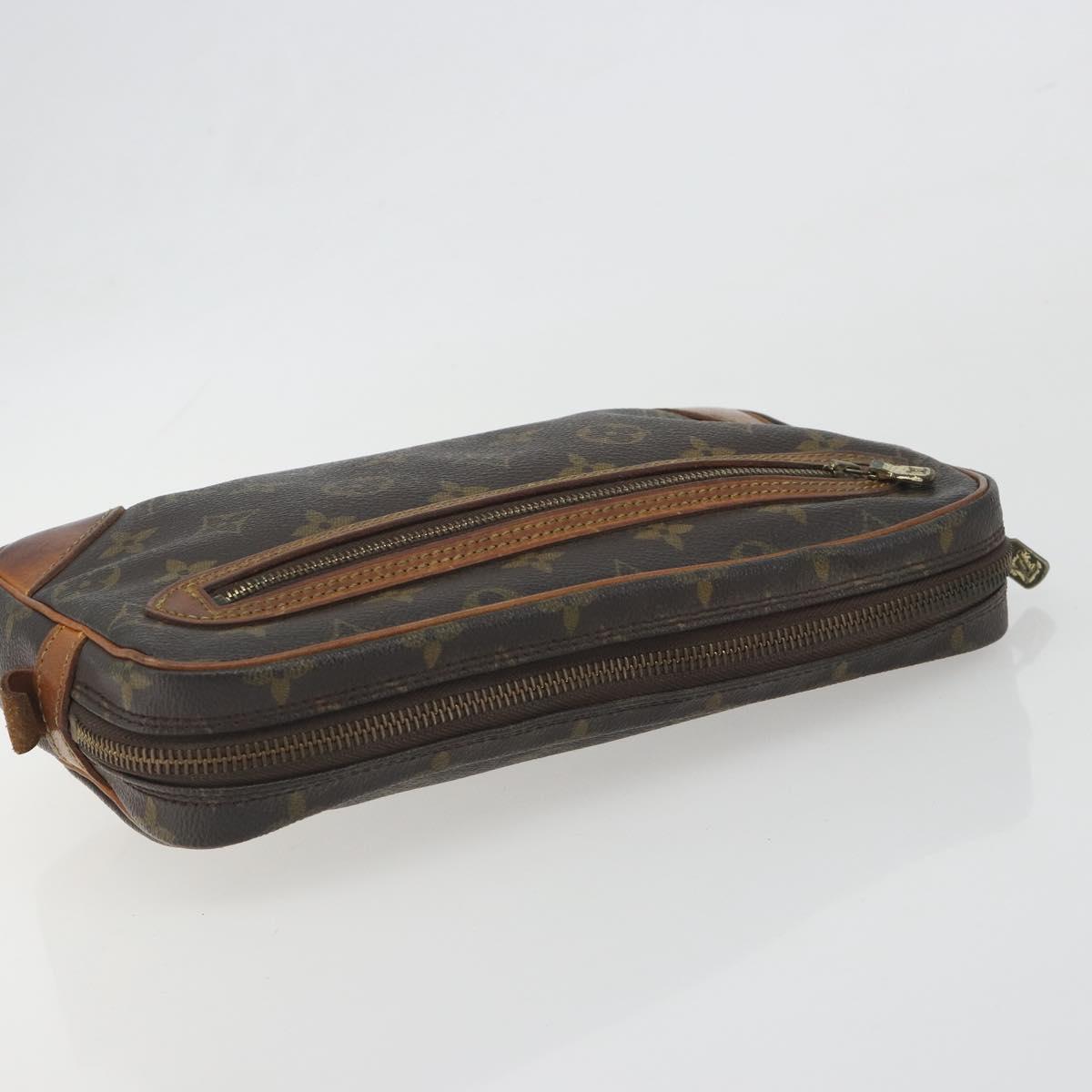 LOUIS VUITTON Monogram Marly Dragonne GM Clutch Bag 2 Set M51825 LV Auth fm5417