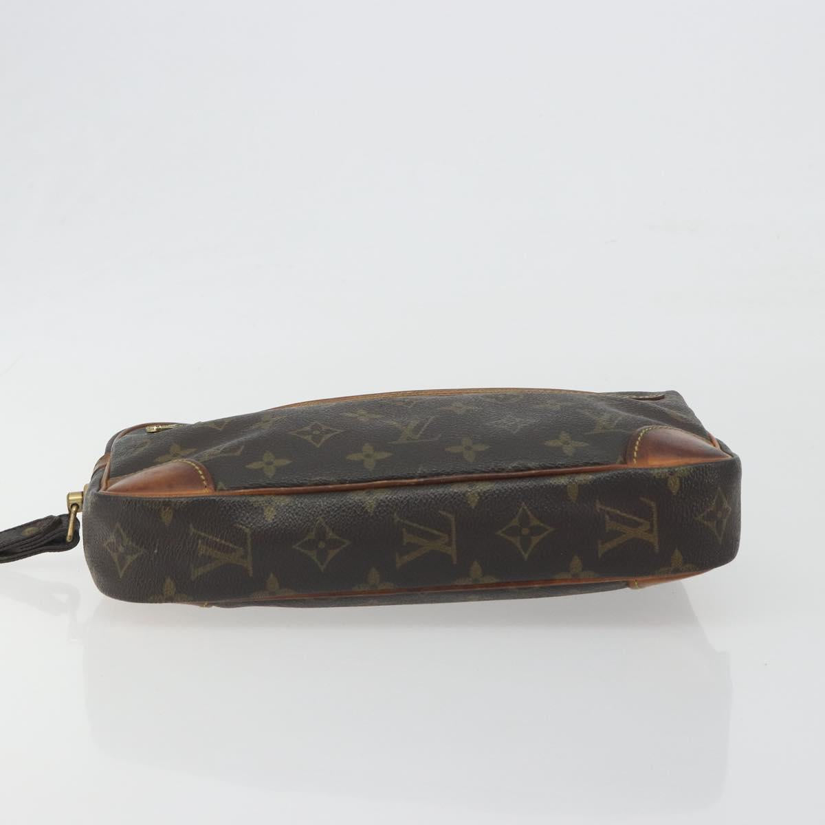 LOUIS VUITTON Monogram Marly Dragonne GM Clutch Bag 2 Set M51825 LV Auth fm5417
