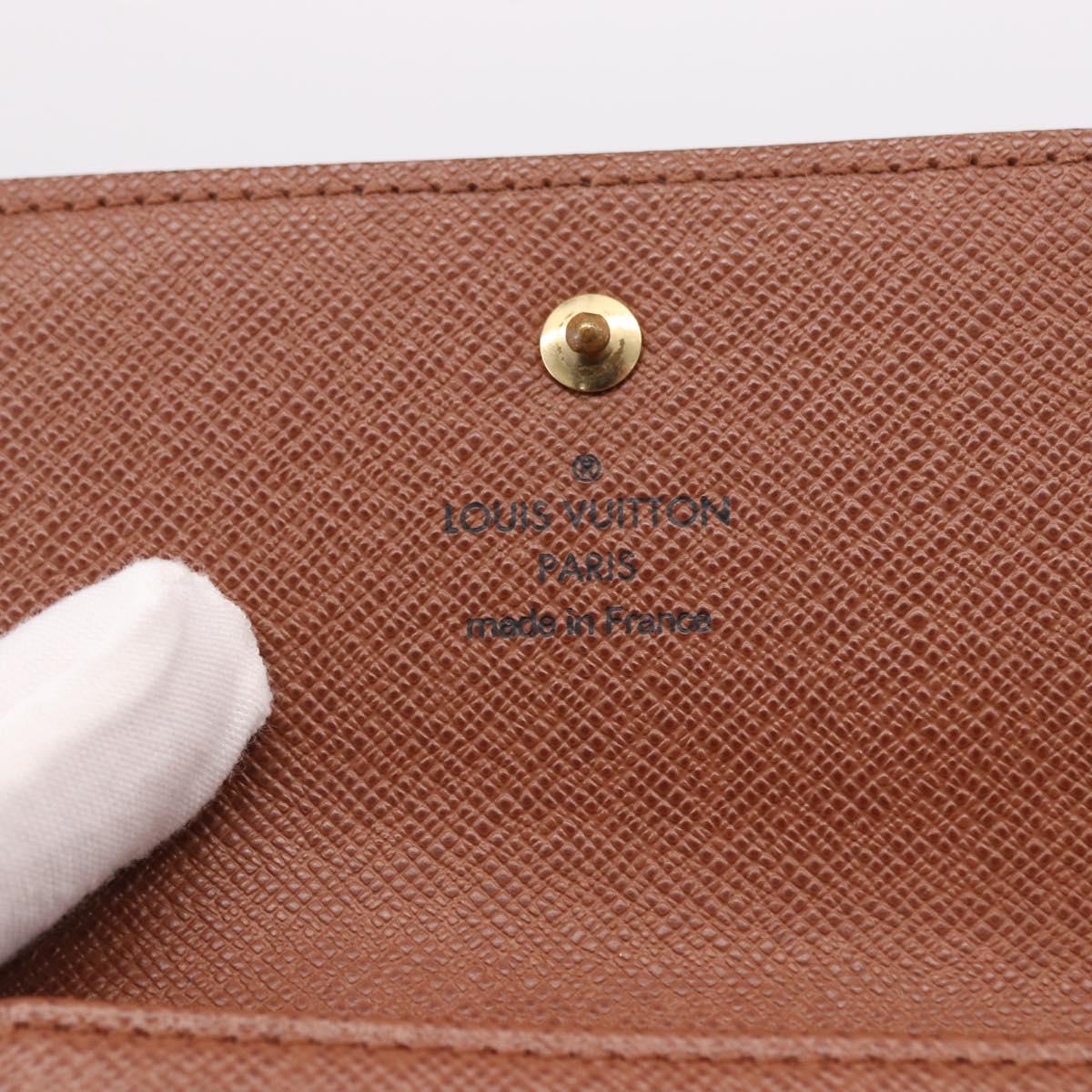 LOUIS VUITTON Monogram Porte Monnaie Bier Cartes Crdit M61652 LV Auth fm5418A