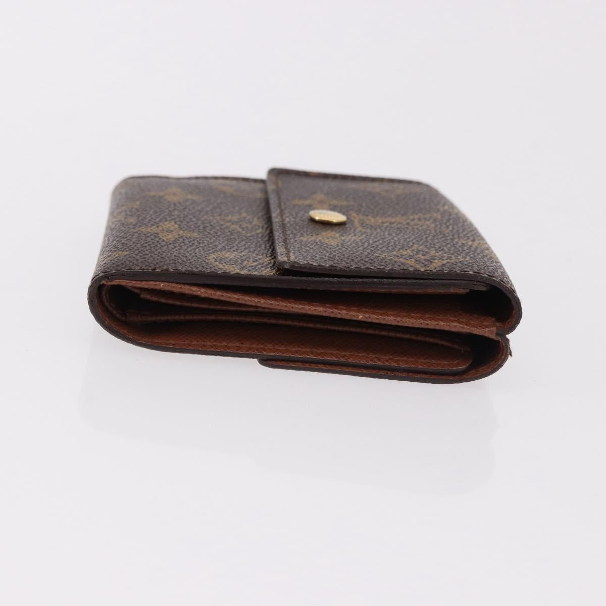 LOUIS VUITTON Monogram Porte Monnaie Bier Cartes Crdit M61652 LV Auth fm5418A