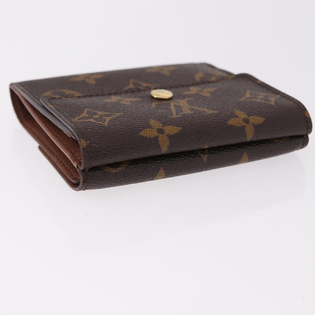 LOUIS VUITTON Monogram Porte Monnaie Bier Cartes Crdit M61652 LV Auth fm5418A