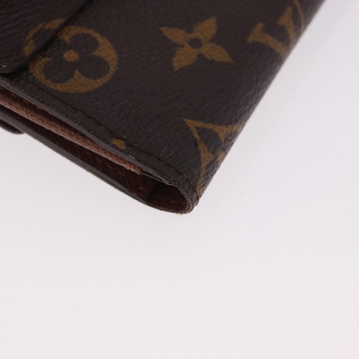 LOUIS VUITTON Monogram Porte Monnaie Bier Cartes Crdit M61652 LV Auth fm5418A