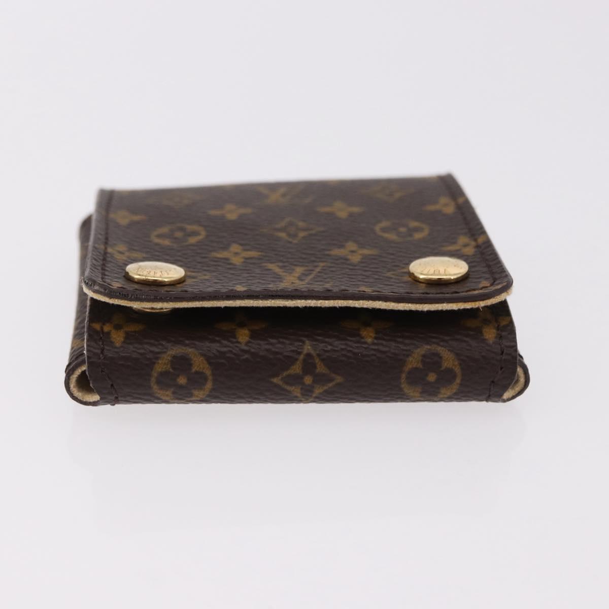 LOUIS VUITTON Monogram Jewelry Case Jewelry Box LV Auth fm5419A