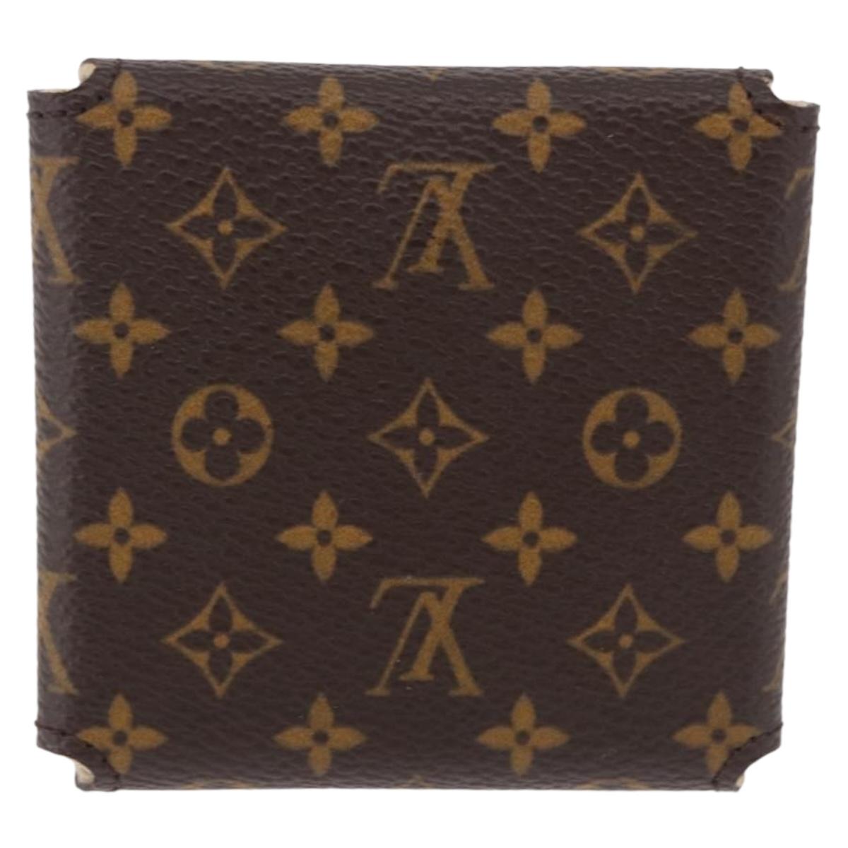 LOUIS VUITTON Monogram Jewelry Case Jewelry Box LV Auth fm5420A