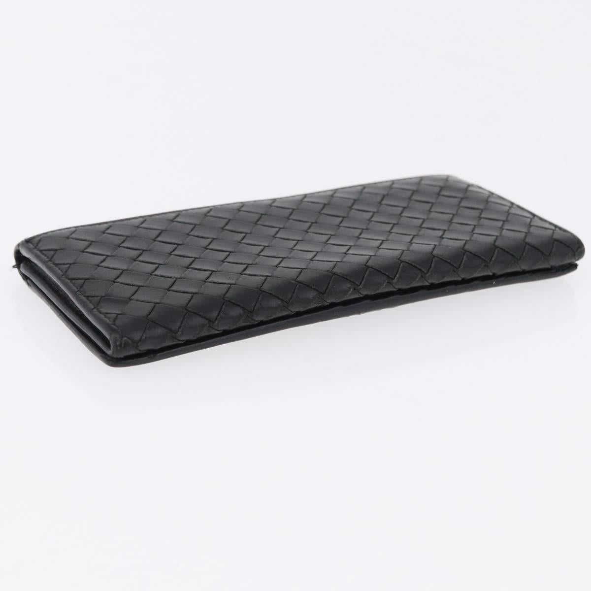 BOTTEGAVENETA INTRECCIATO Wallet Leather 4 Set Pink Brown black Auth fm5424
