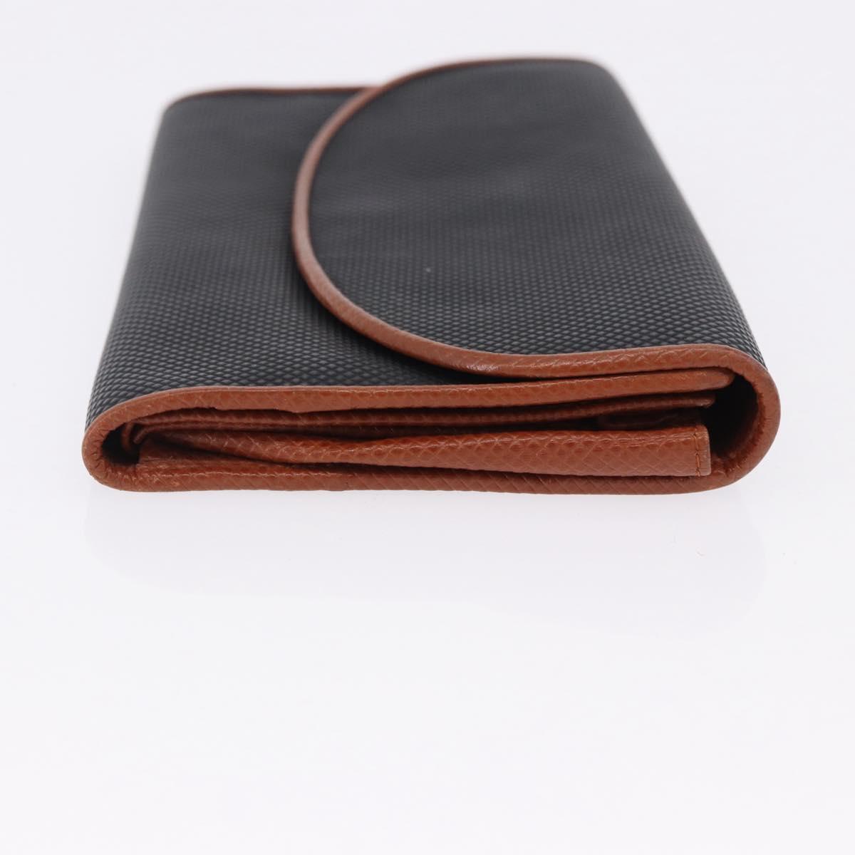 BOTTEGAVENETA INTRECCIATO Wallet Leather 4 Set Pink Brown black Auth fm5424