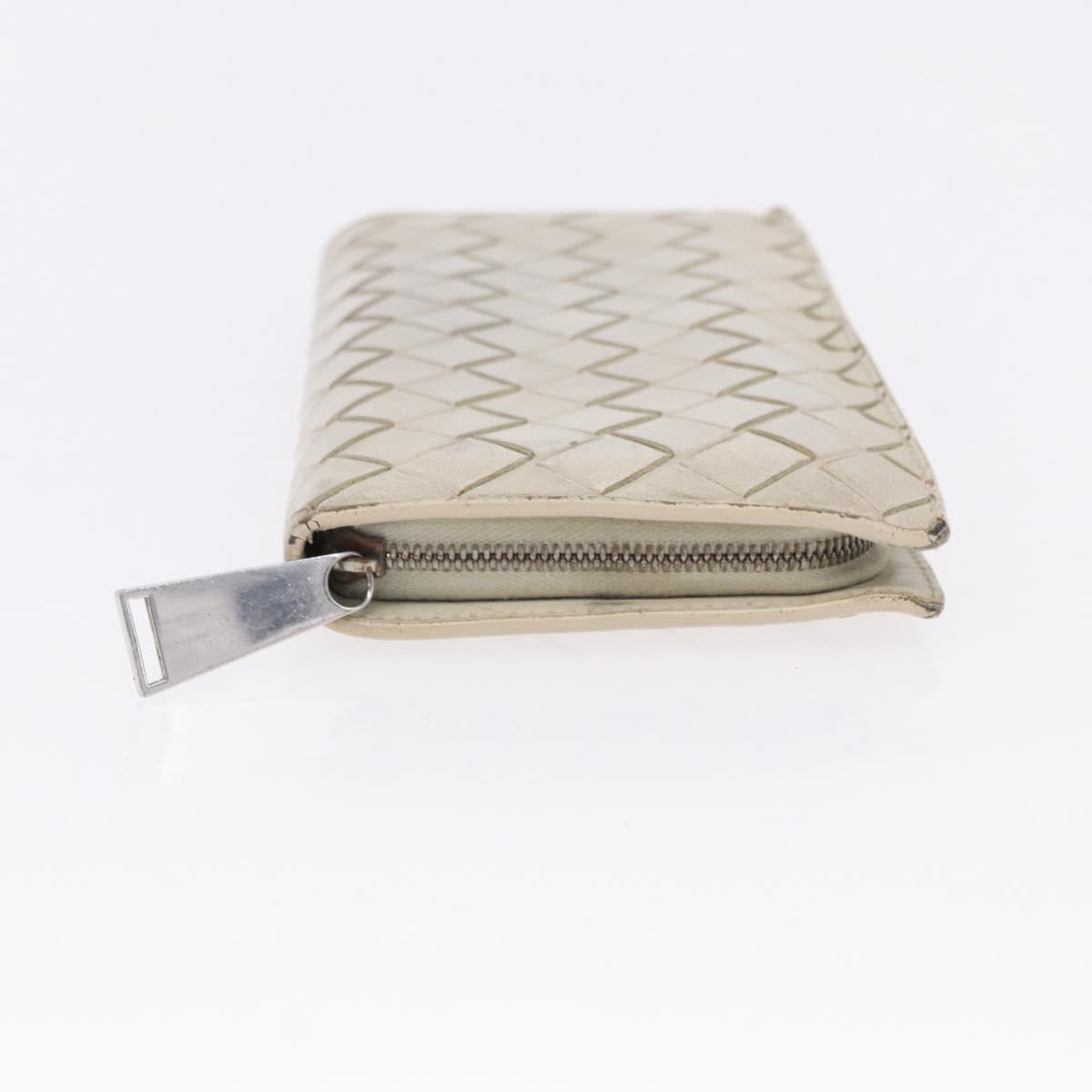 BOTTEGAVENETA INTRECCIATO Wallet Leather 4 Set Pink Brown black Auth fm5424