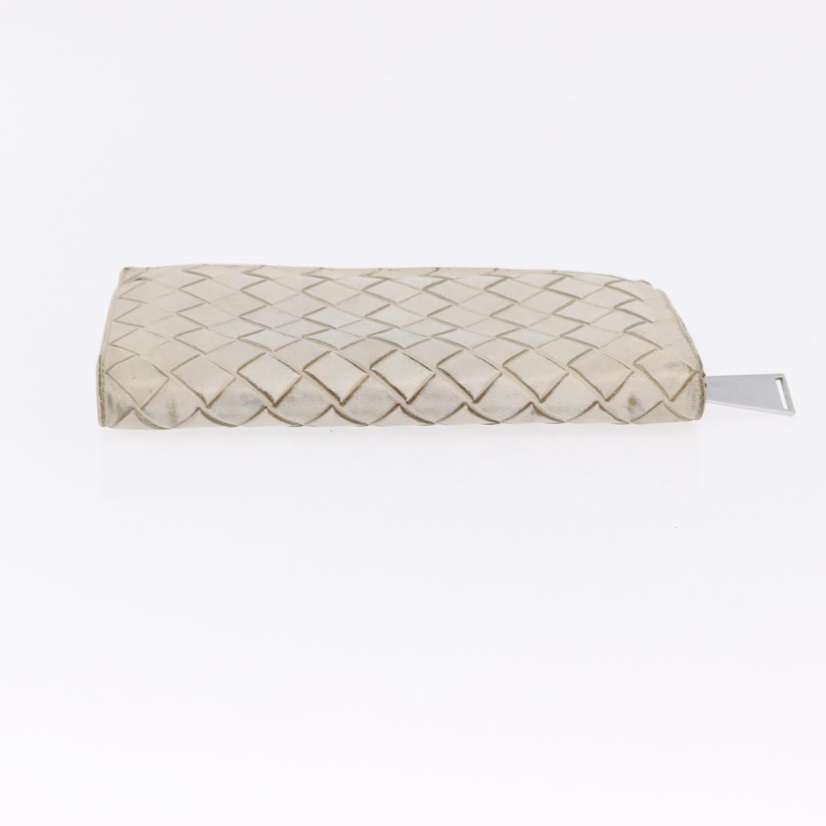 BOTTEGAVENETA INTRECCIATO Wallet Leather 4 Set Pink Brown black Auth fm5424