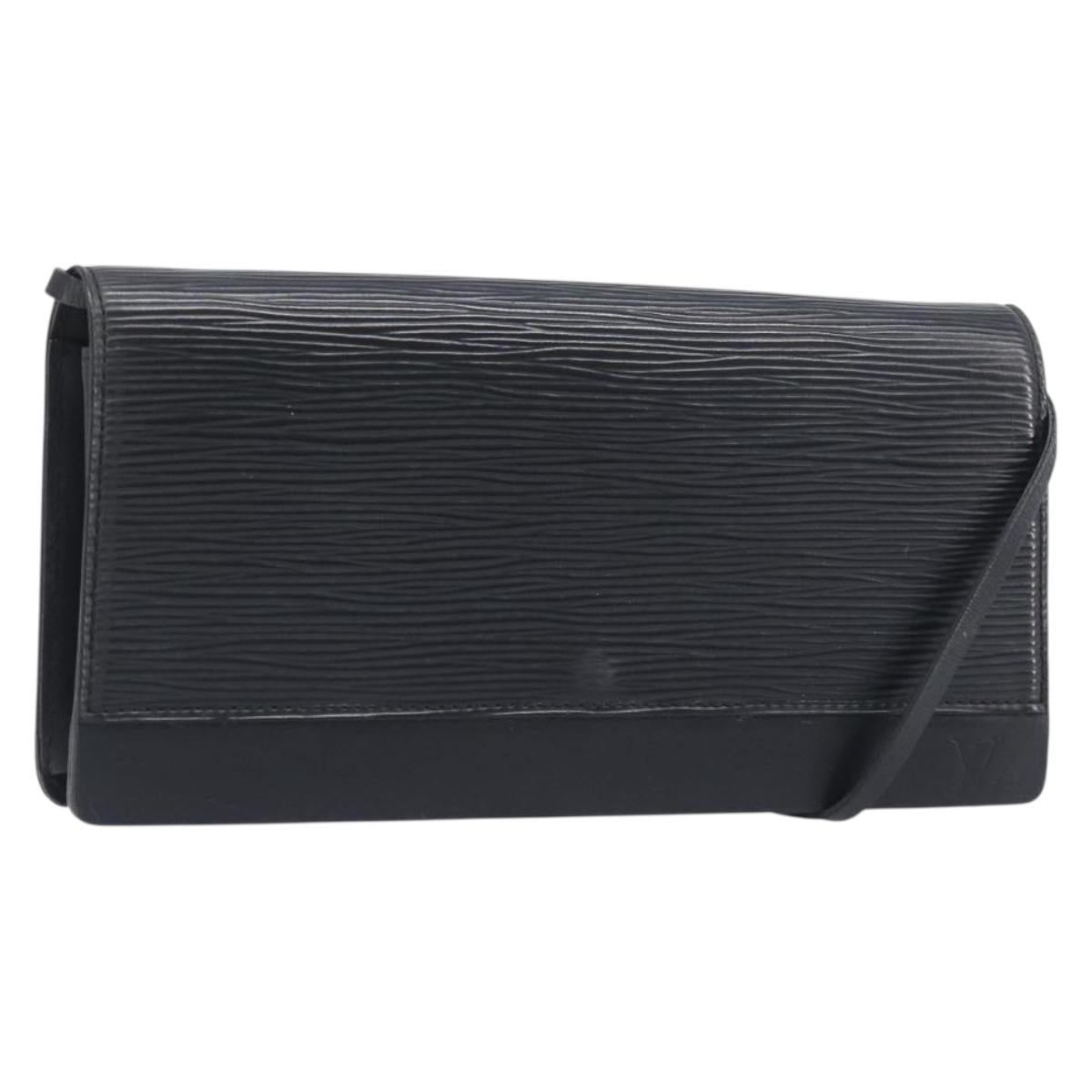 LOUIS VUITTON Epi Honfleur Shoulder Bag Black M52732 LV Auth fm5426