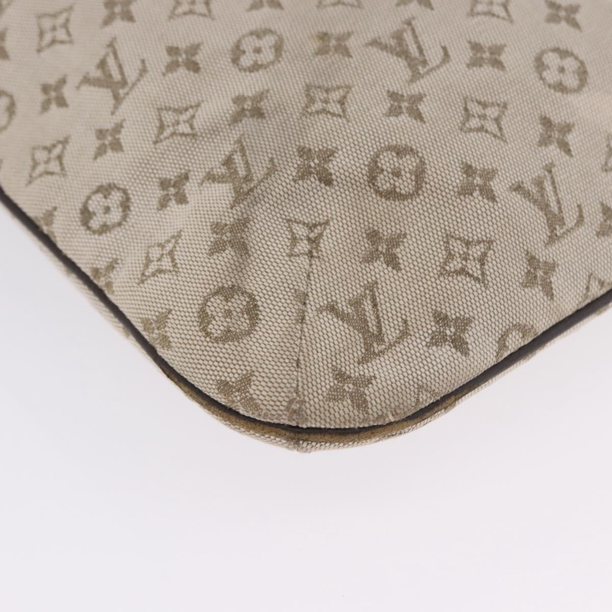 LOUIS VUITTON Monogram Mini Francoise Tote Bag 2way Khaki M92209 LV Auth fm5439