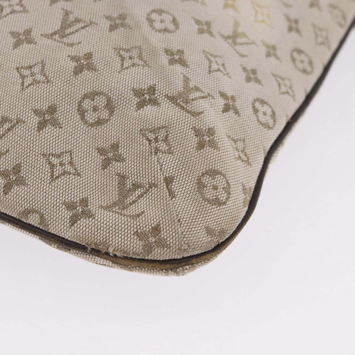 LOUIS VUITTON Monogram Mini Francoise Tote Bag 2way Khaki M92209 LV Auth fm5439
